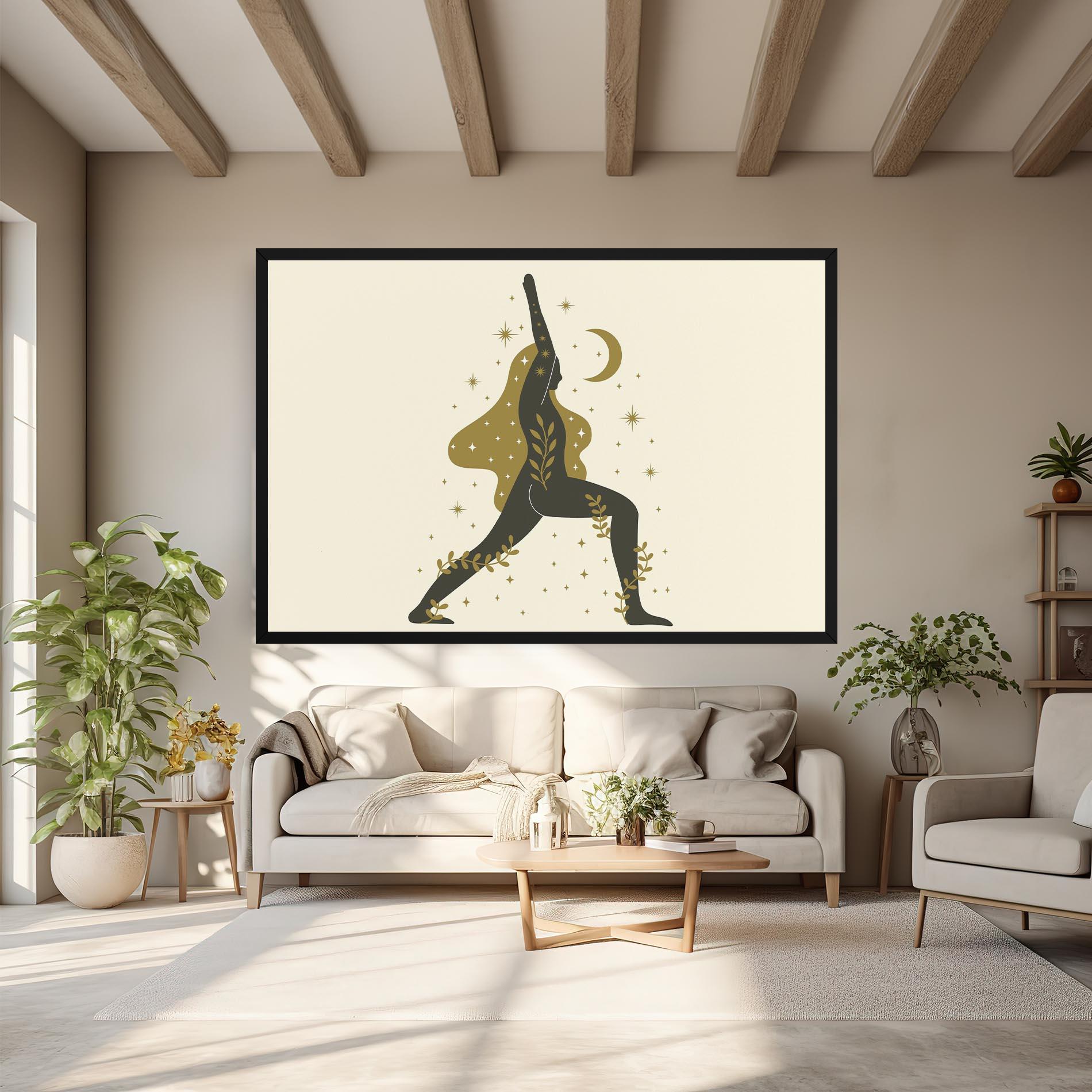 Leinwandbild Chandrasana mockup 6
