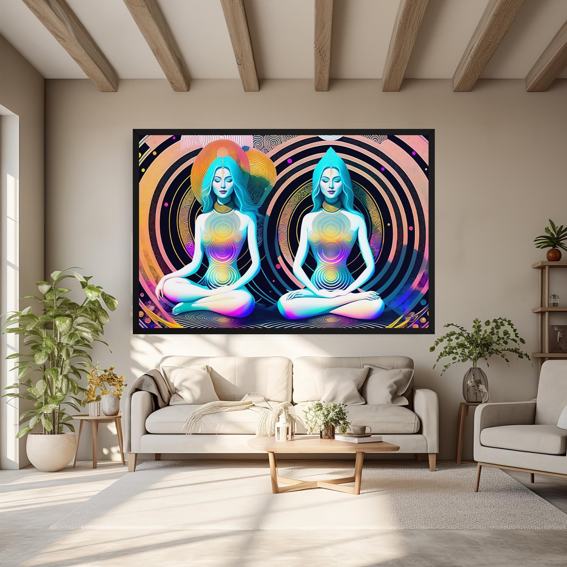 Leinwandbild Clolorful Illustrations mockup 6