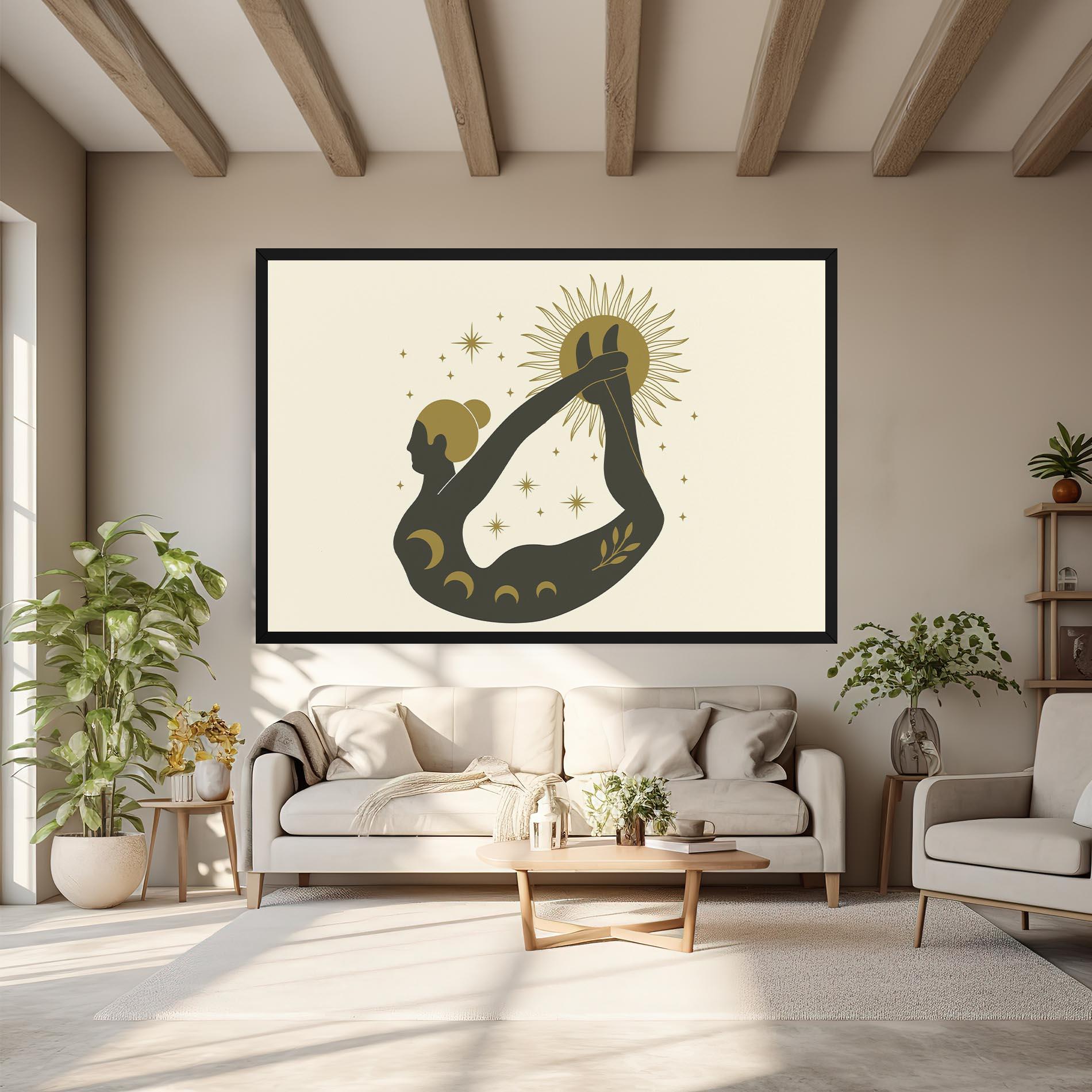 Leinwandbild Dhanurasana mockup 6