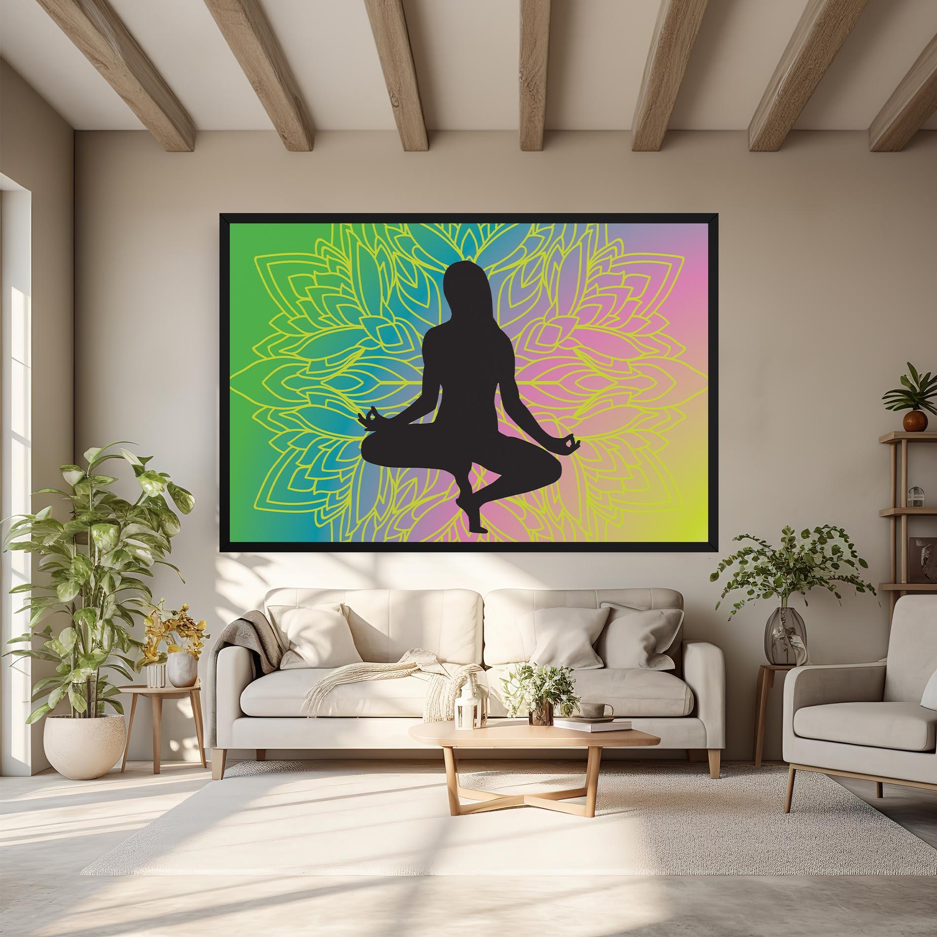 Leinwandbild Peace Yoga 01 mockup 6