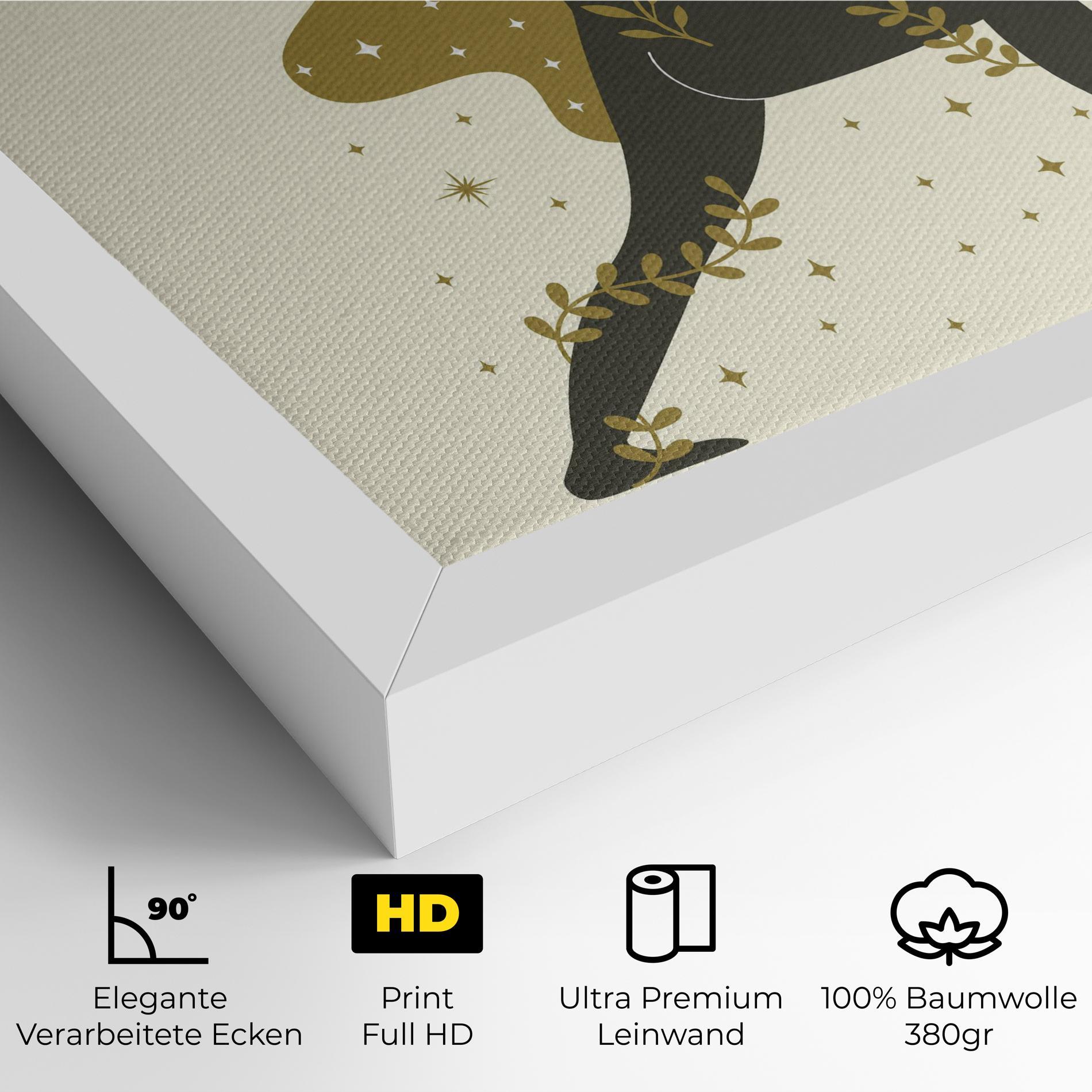 Leinwandbild Chandrasana mockup 4