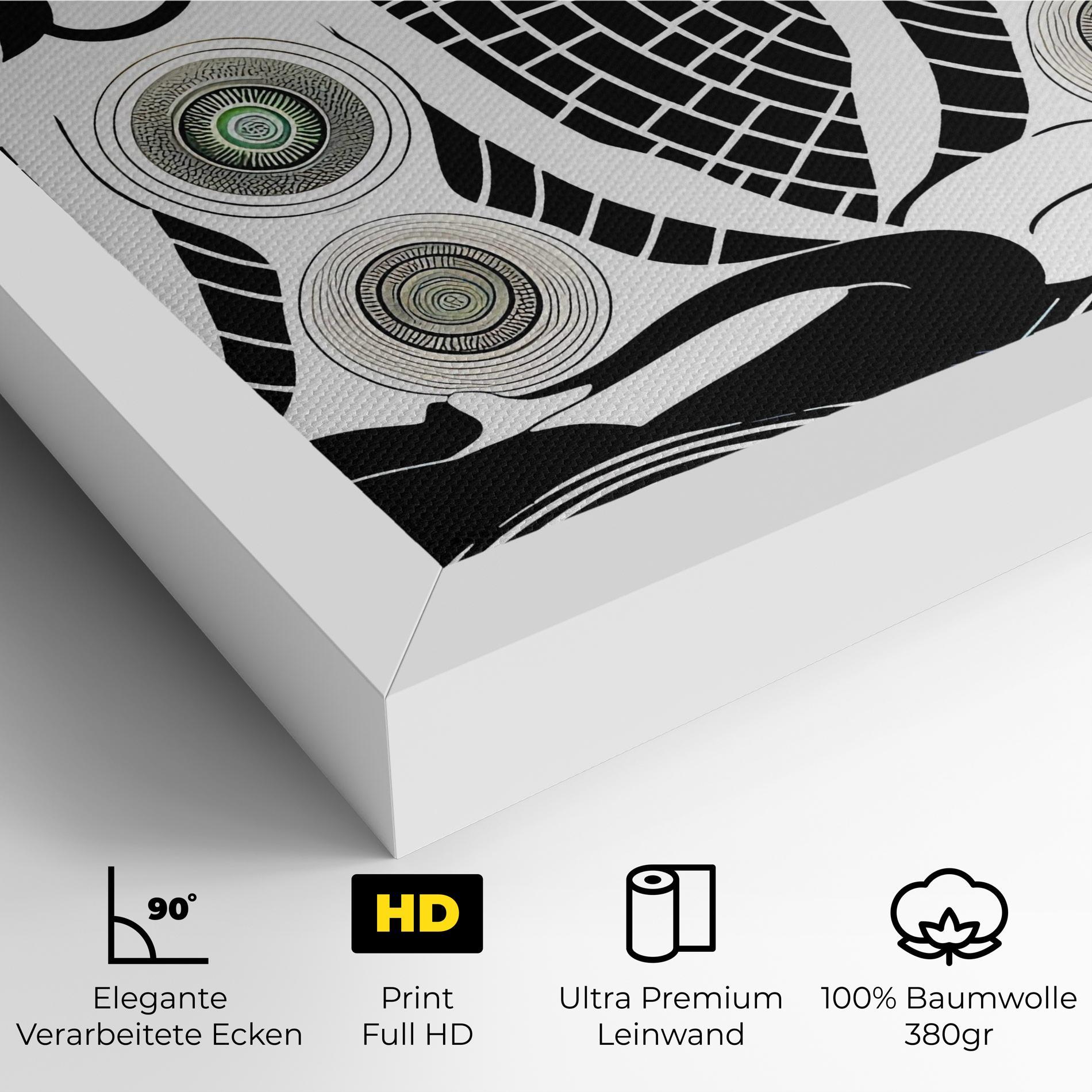 Leinwandbild Clolorful Meditation mockup 4