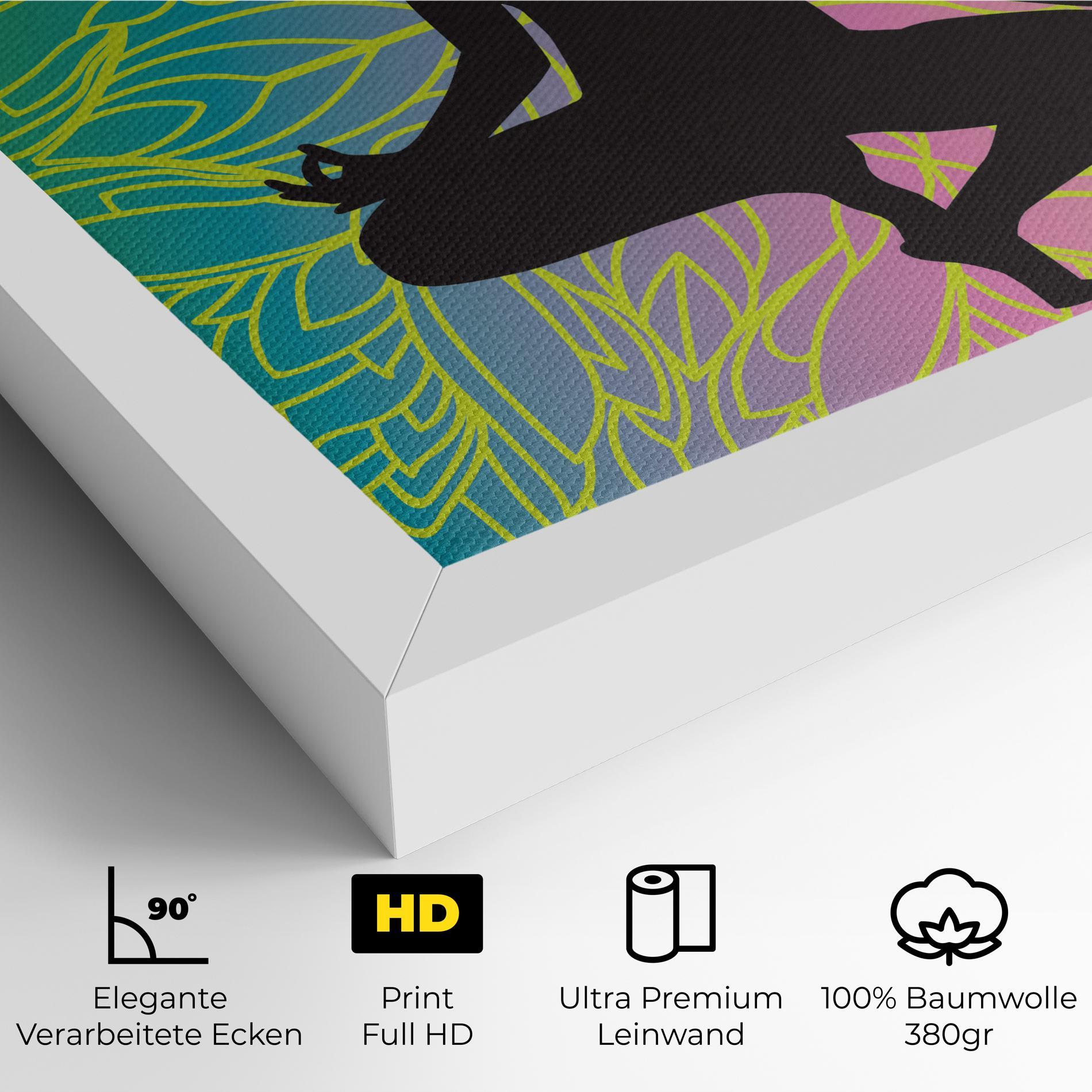 Leinwandbild Peace Yoga 01 mockup 4