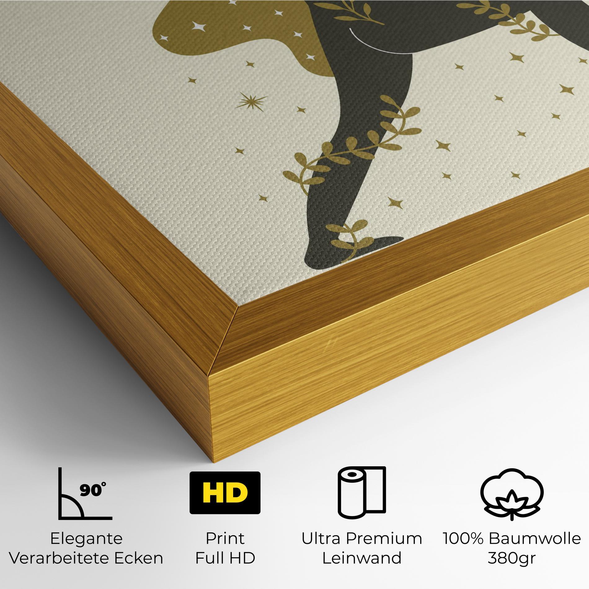 Leinwandbild Chandrasana mockup 4