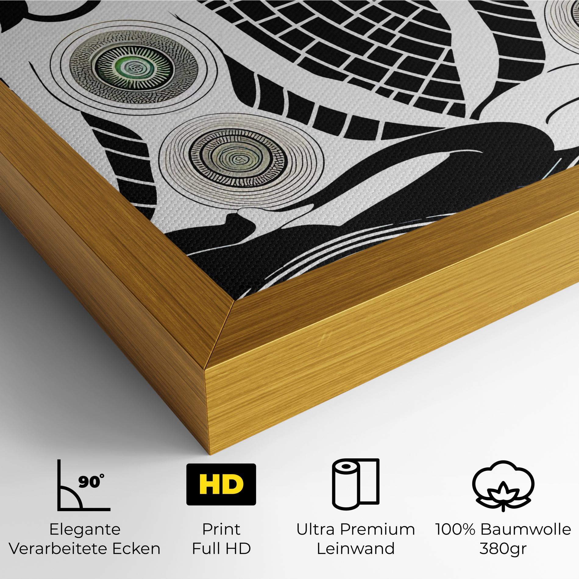 Leinwandbild Clolorful Meditation mockup 4