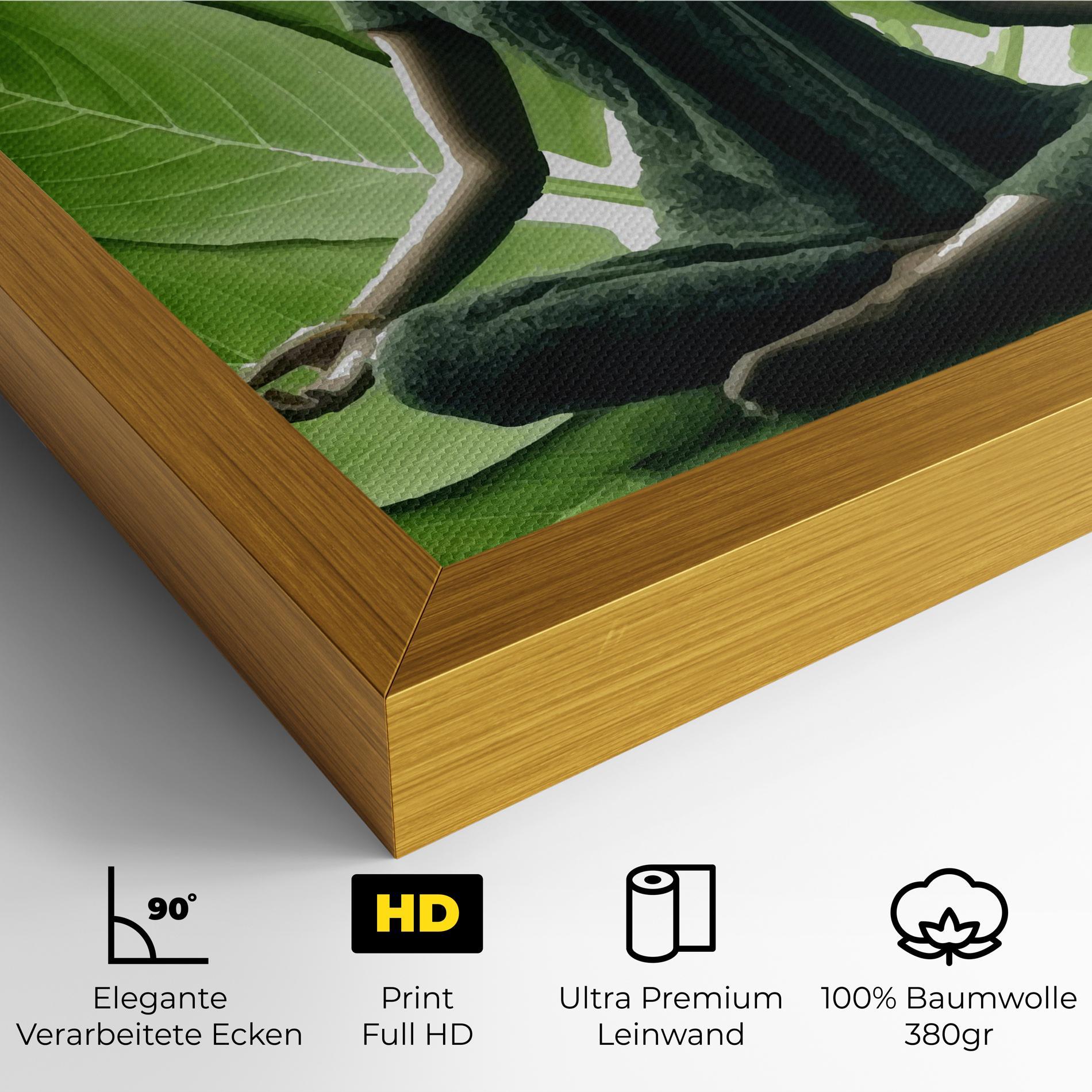 Leinwandbild Leaf Yoga mockup 4
