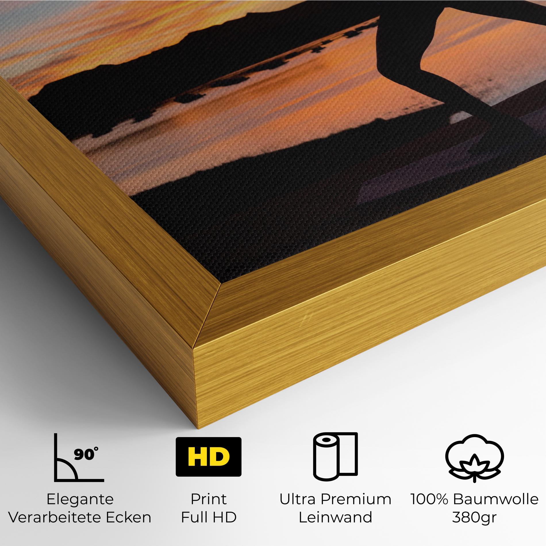 Leinwandbild Morning Yoga mockup 4