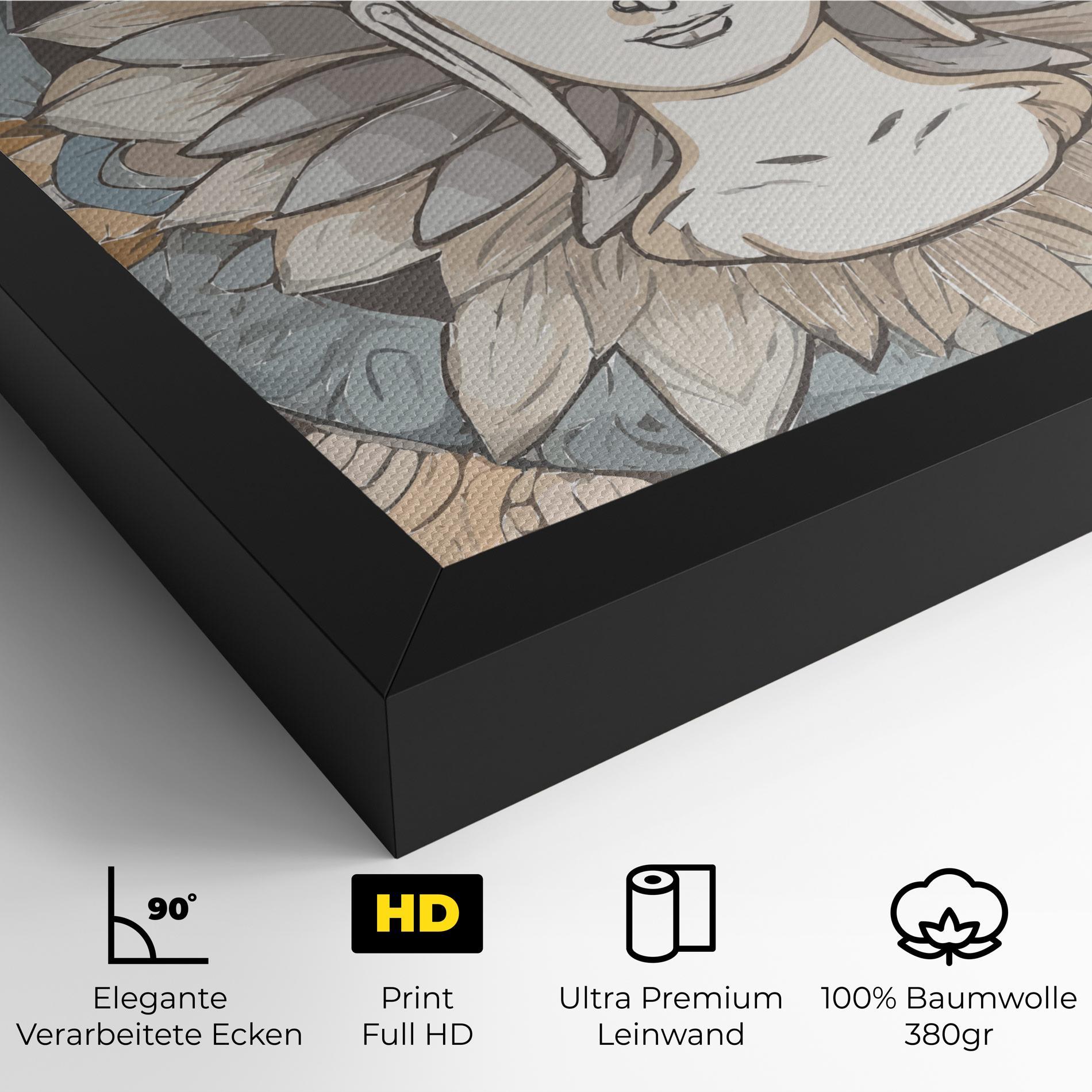 Leinwandbild Boho Element mockup 4