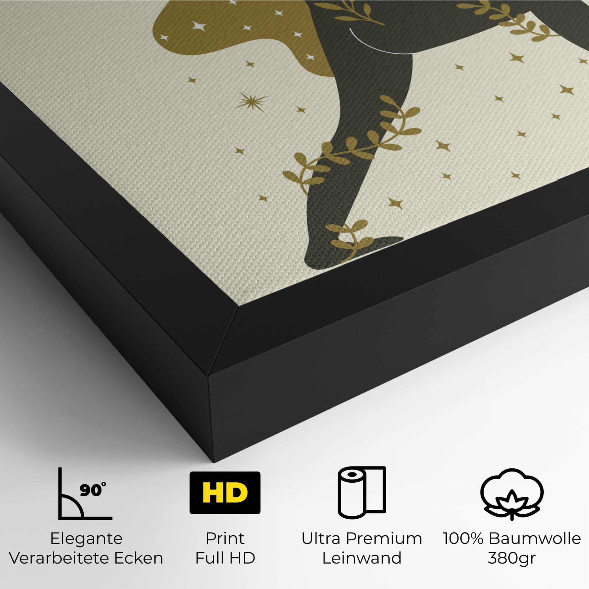 Leinwandbild Chandrasana mockup 4