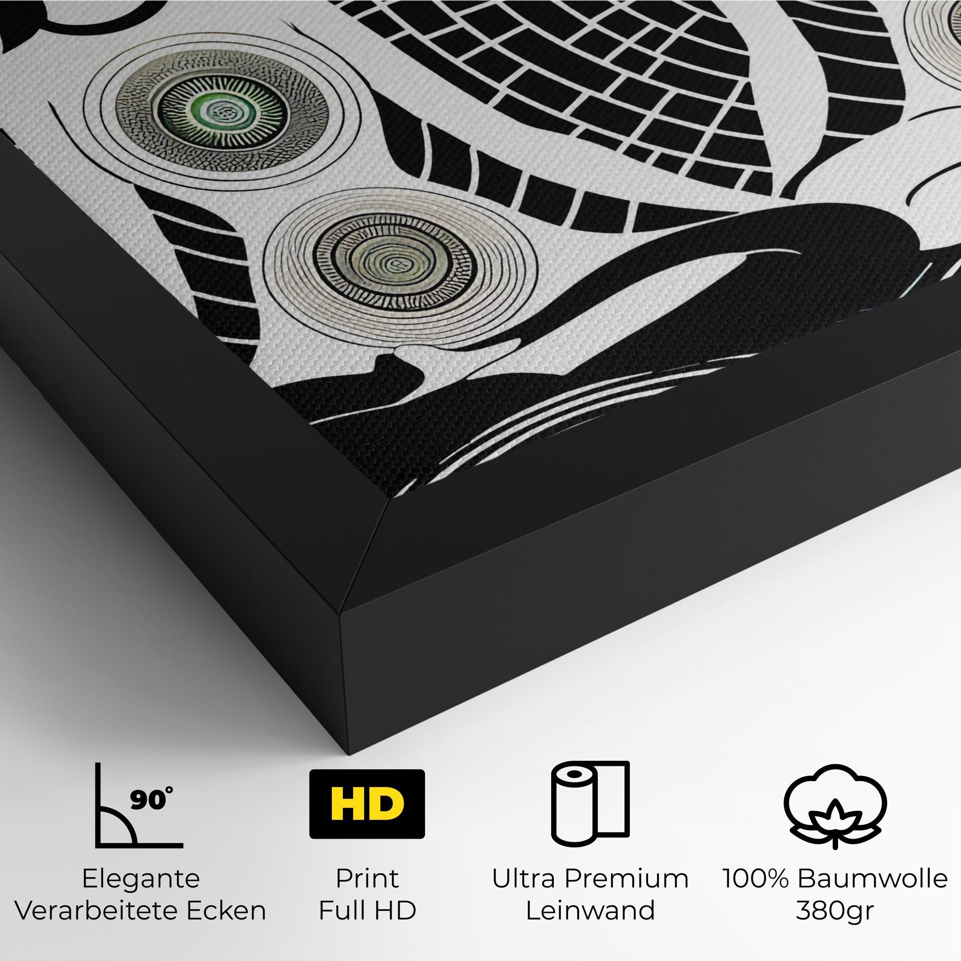 Leinwandbild Clolorful Meditation mockup 4