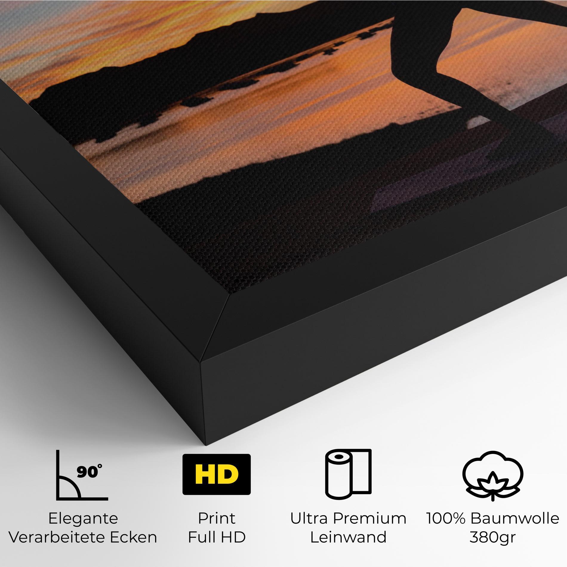 Leinwandbild Morning Yoga mockup 4