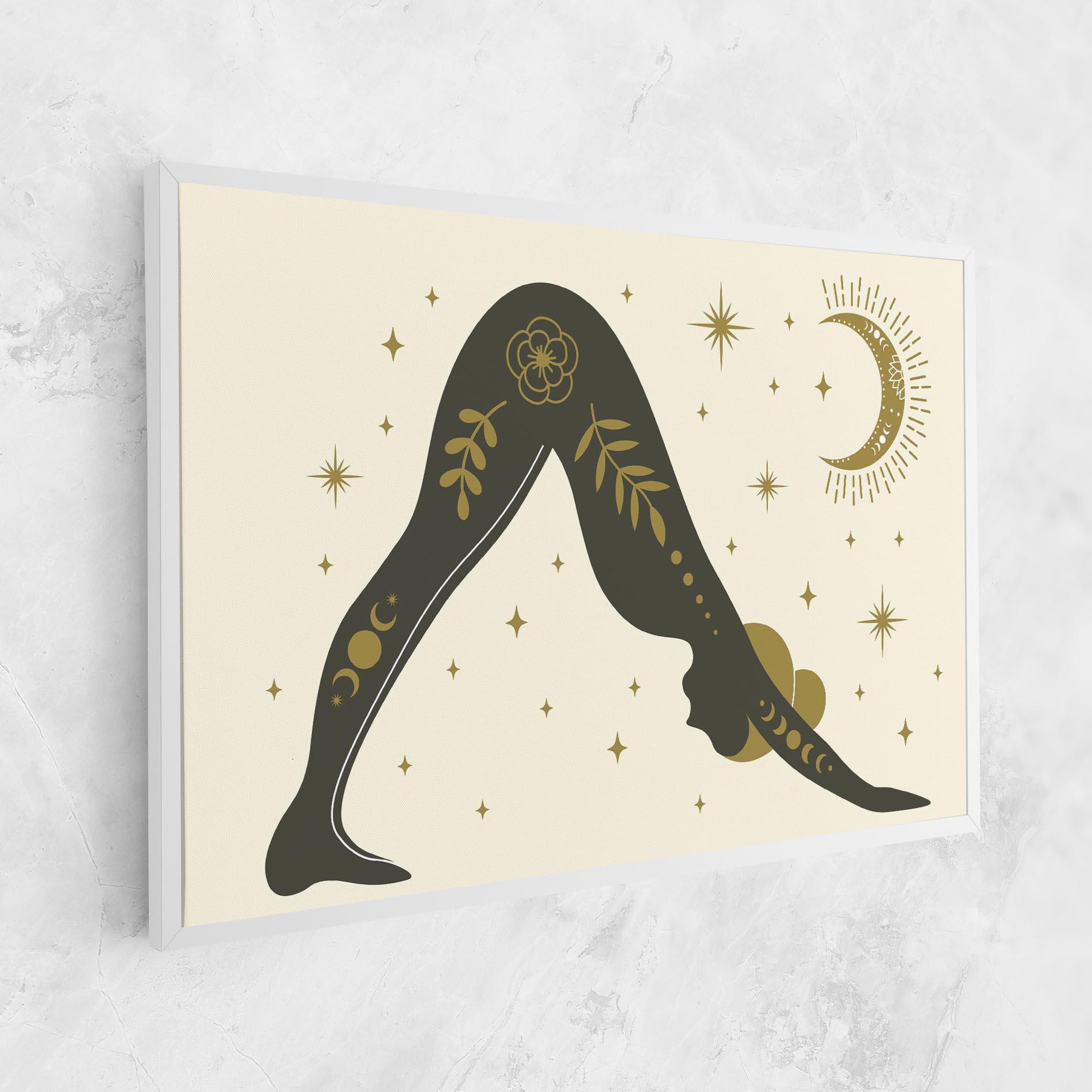 Leinwandbild Adho Mukha mockup 1