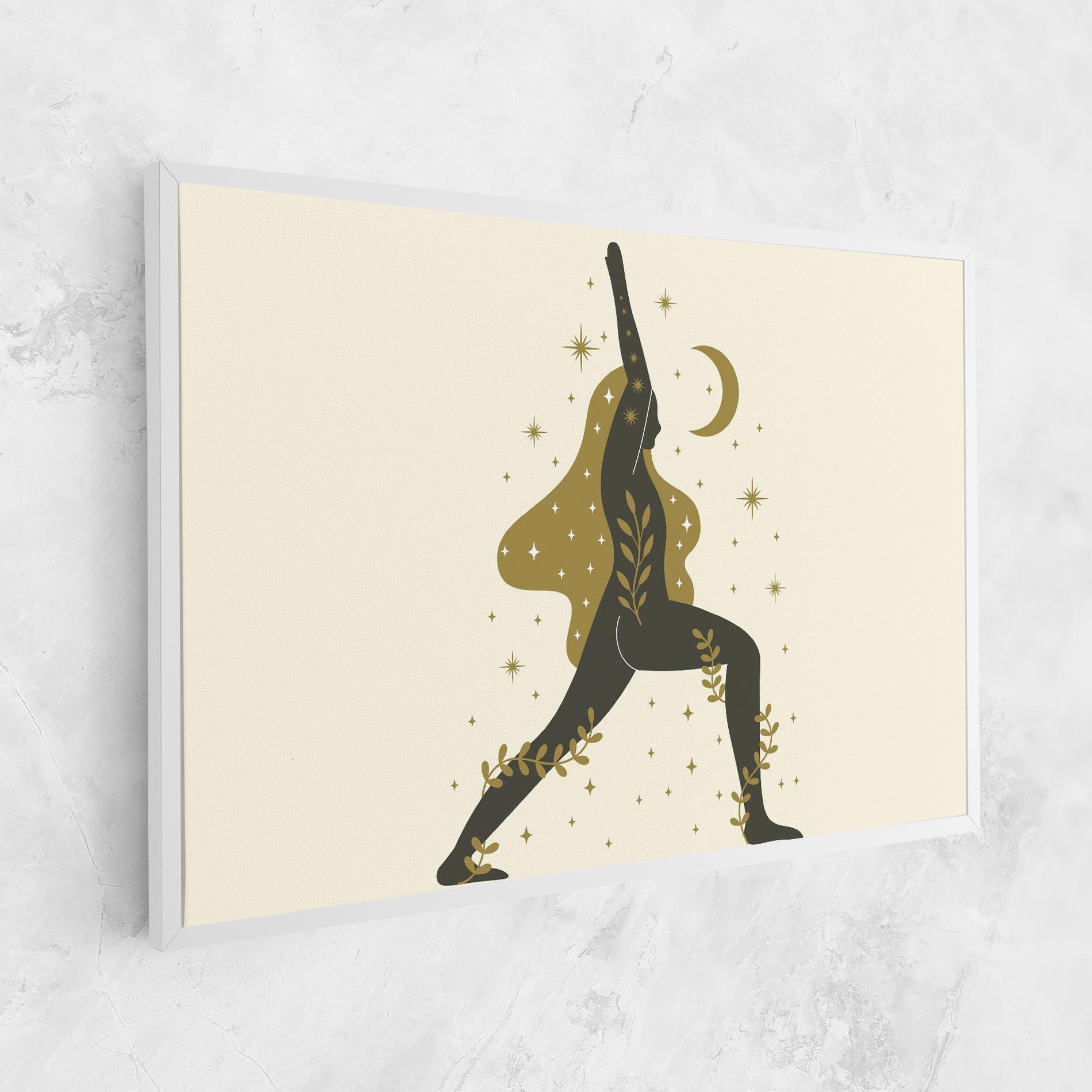 Leinwandbild Chandrasana mockup 1