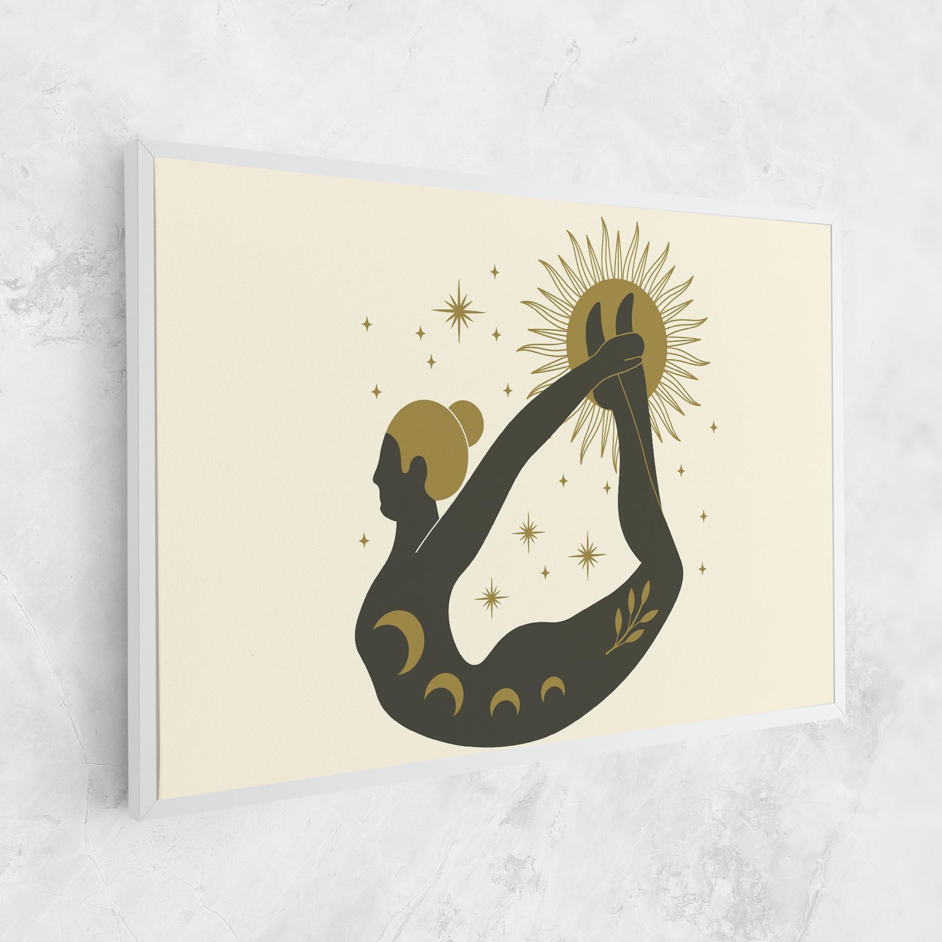 Leinwandbild Dhanurasana mockup 1