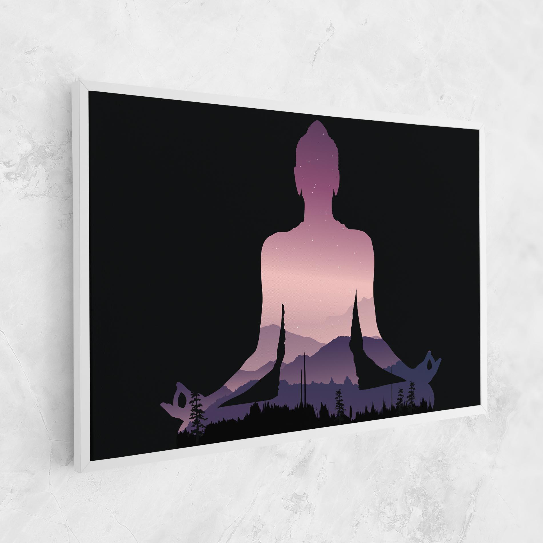 Leinwandbild Forest Star Yoga mockup 1