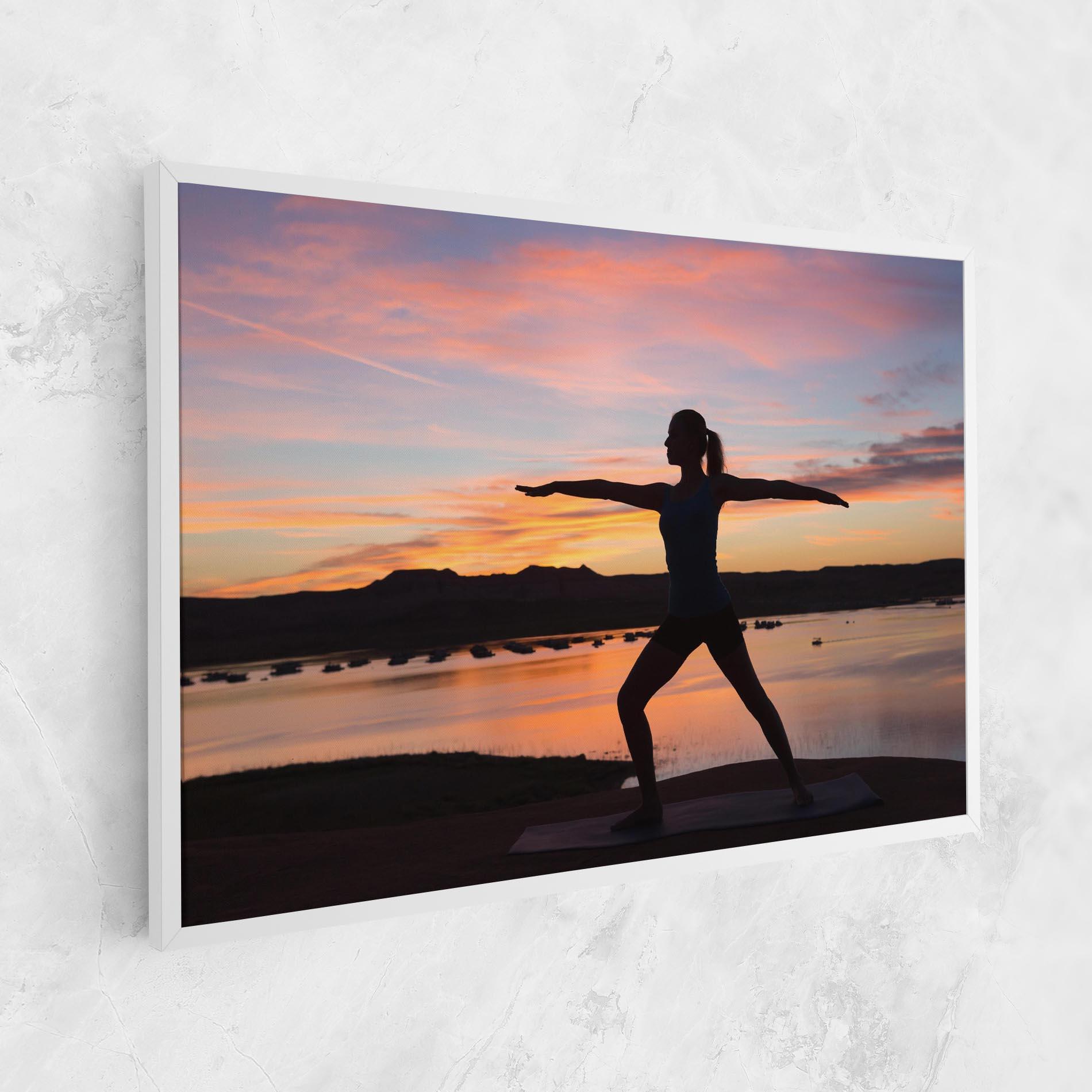 Leinwandbild Morning Yoga mockup 1