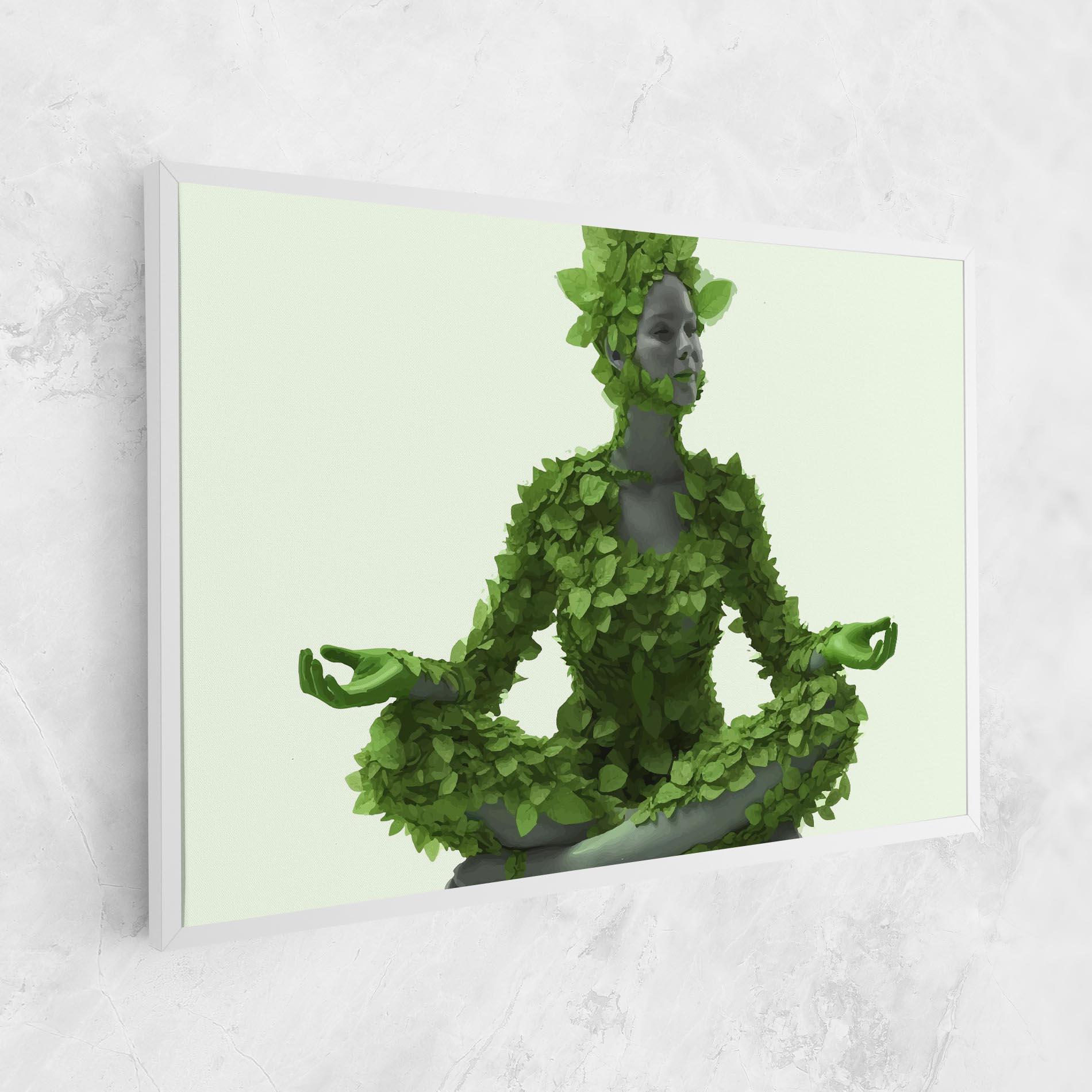 Leinwandbild Nature Yoga mockup 1