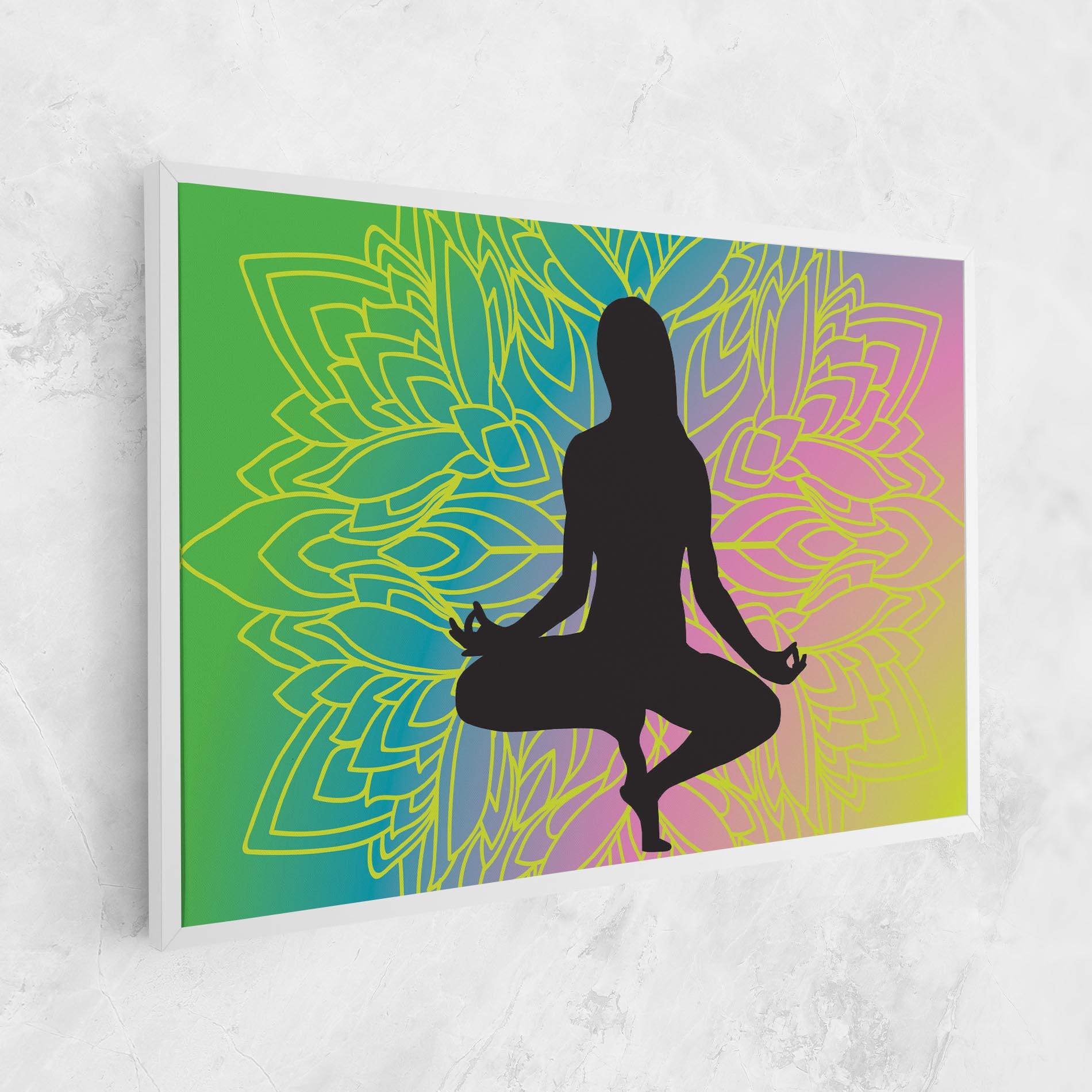 Leinwandbild Peace Yoga 01 mockup 1