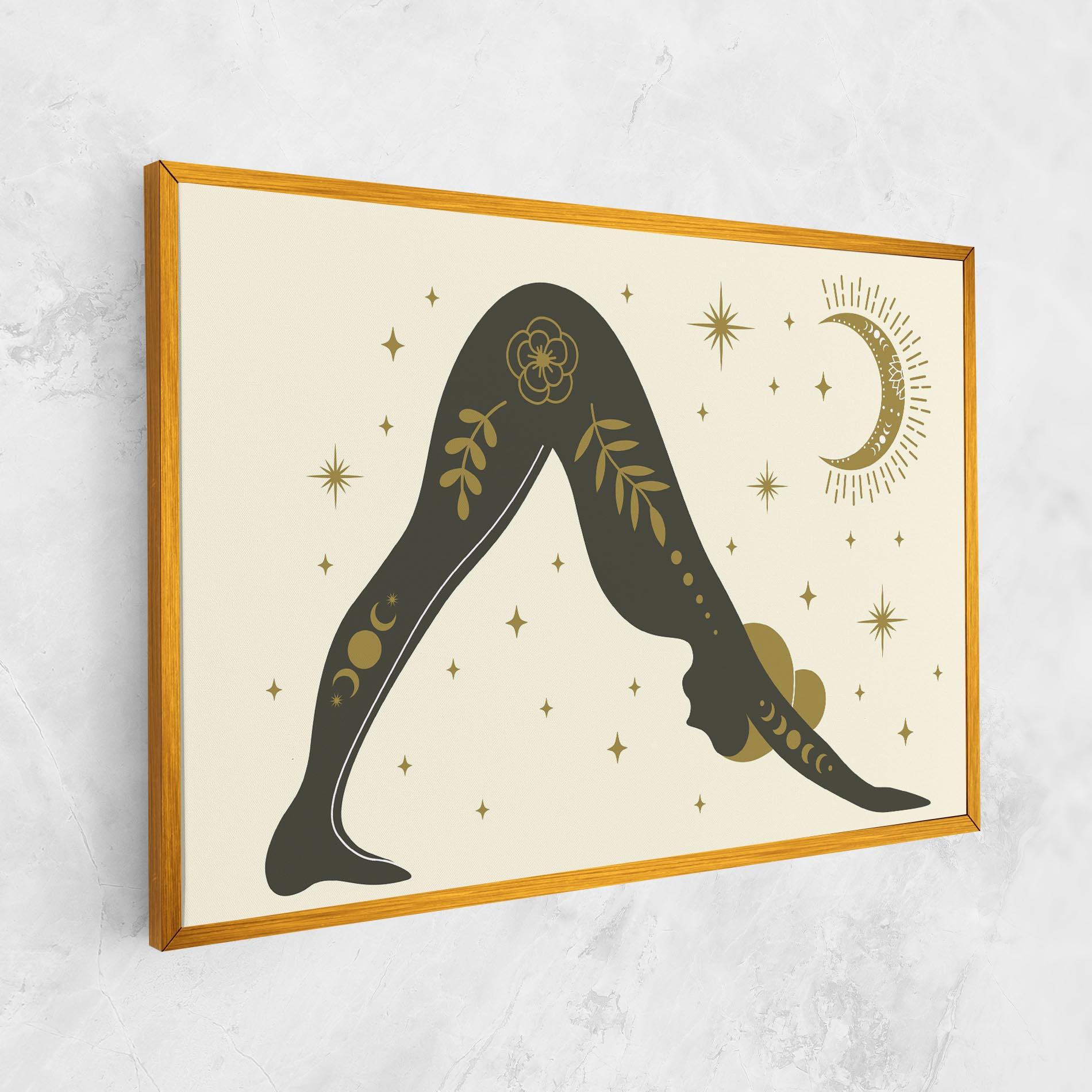 Leinwandbild Adho Mukha mockup 1