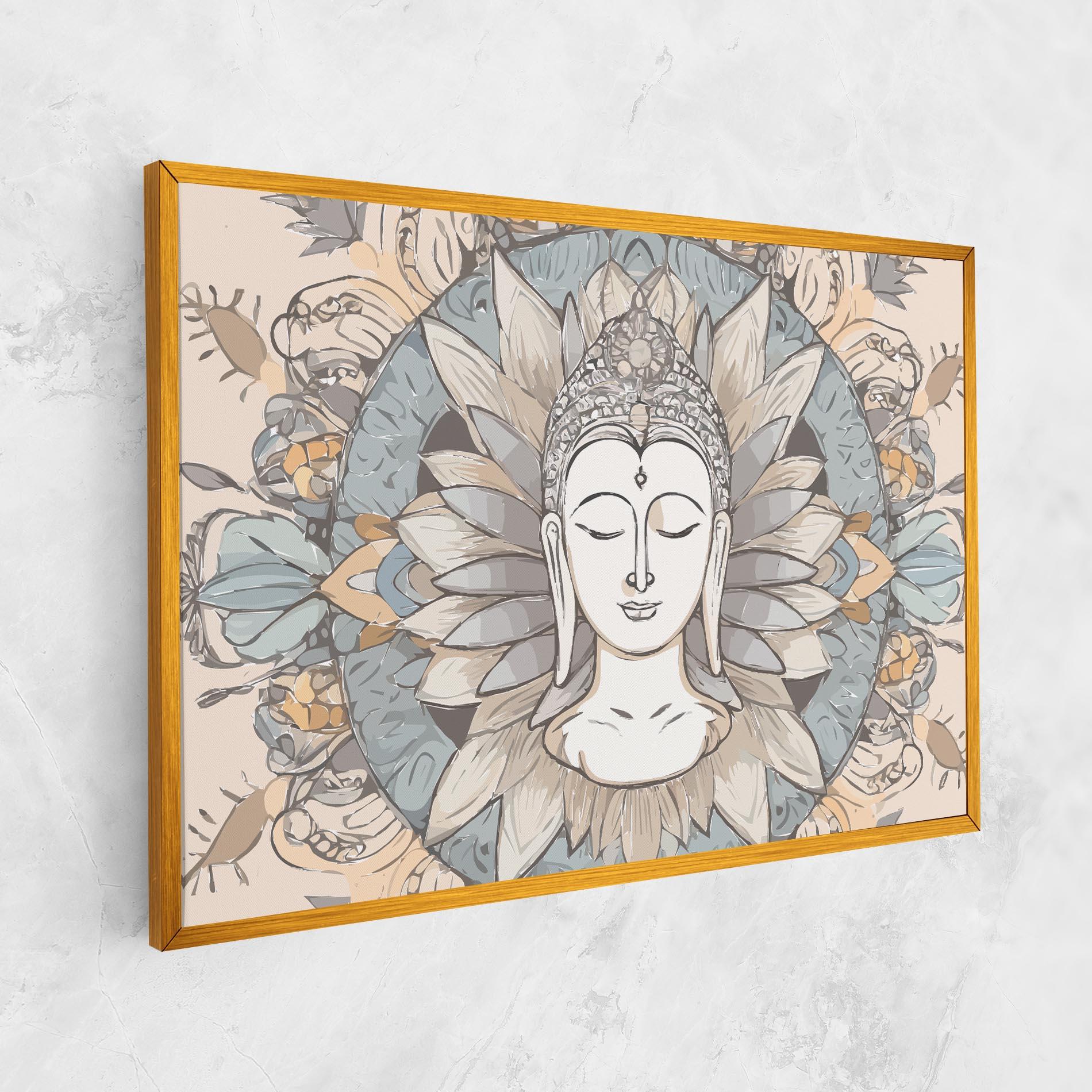 Leinwandbild Boho Element mockup 1