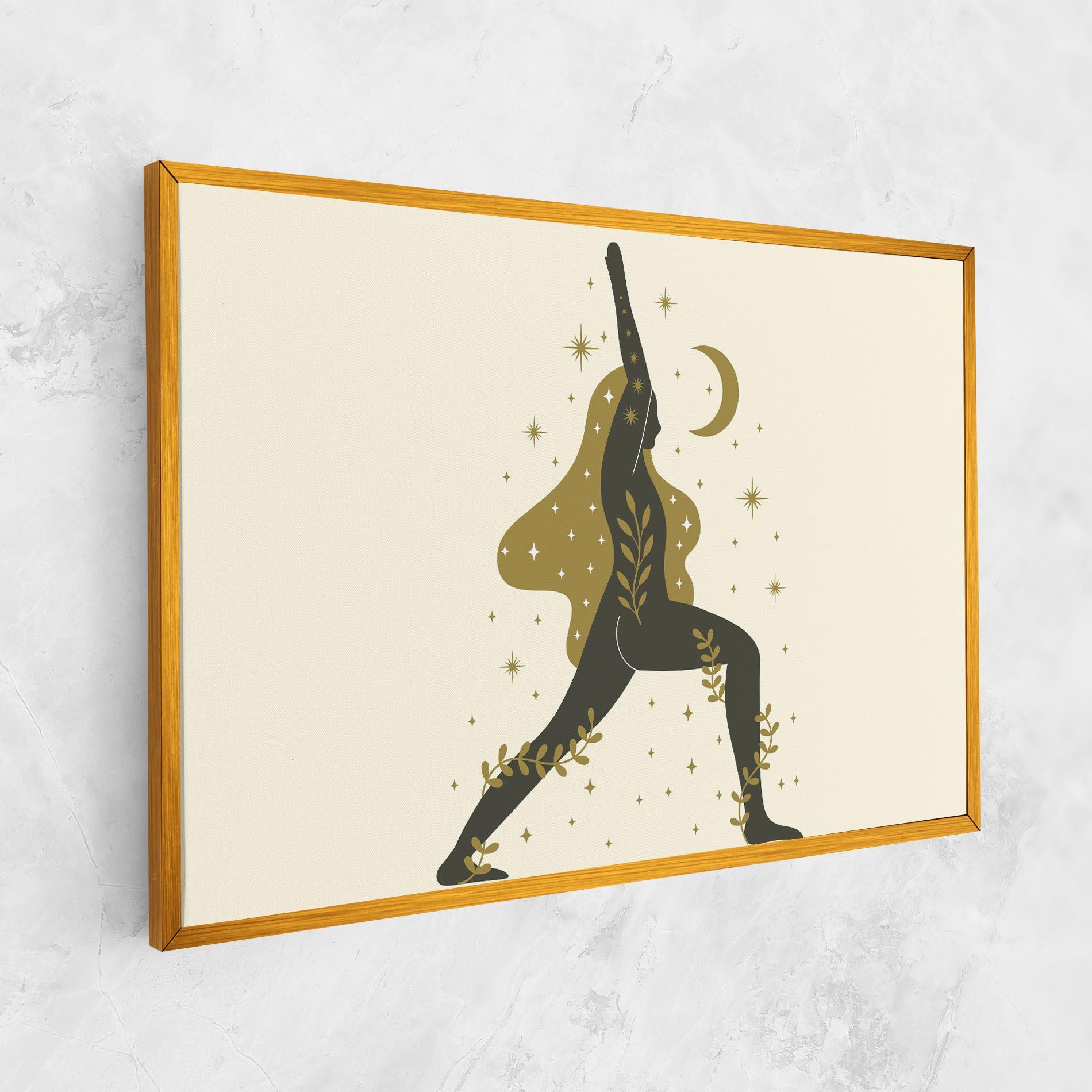 Leinwandbild Chandrasana mockup 1