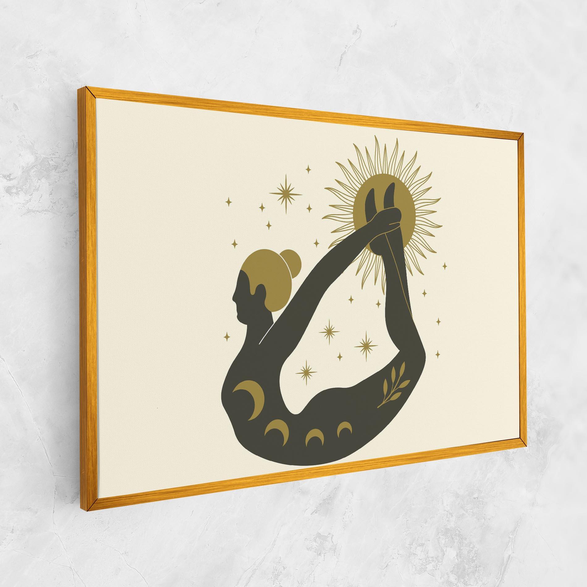 Leinwandbild Dhanurasana mockup 1