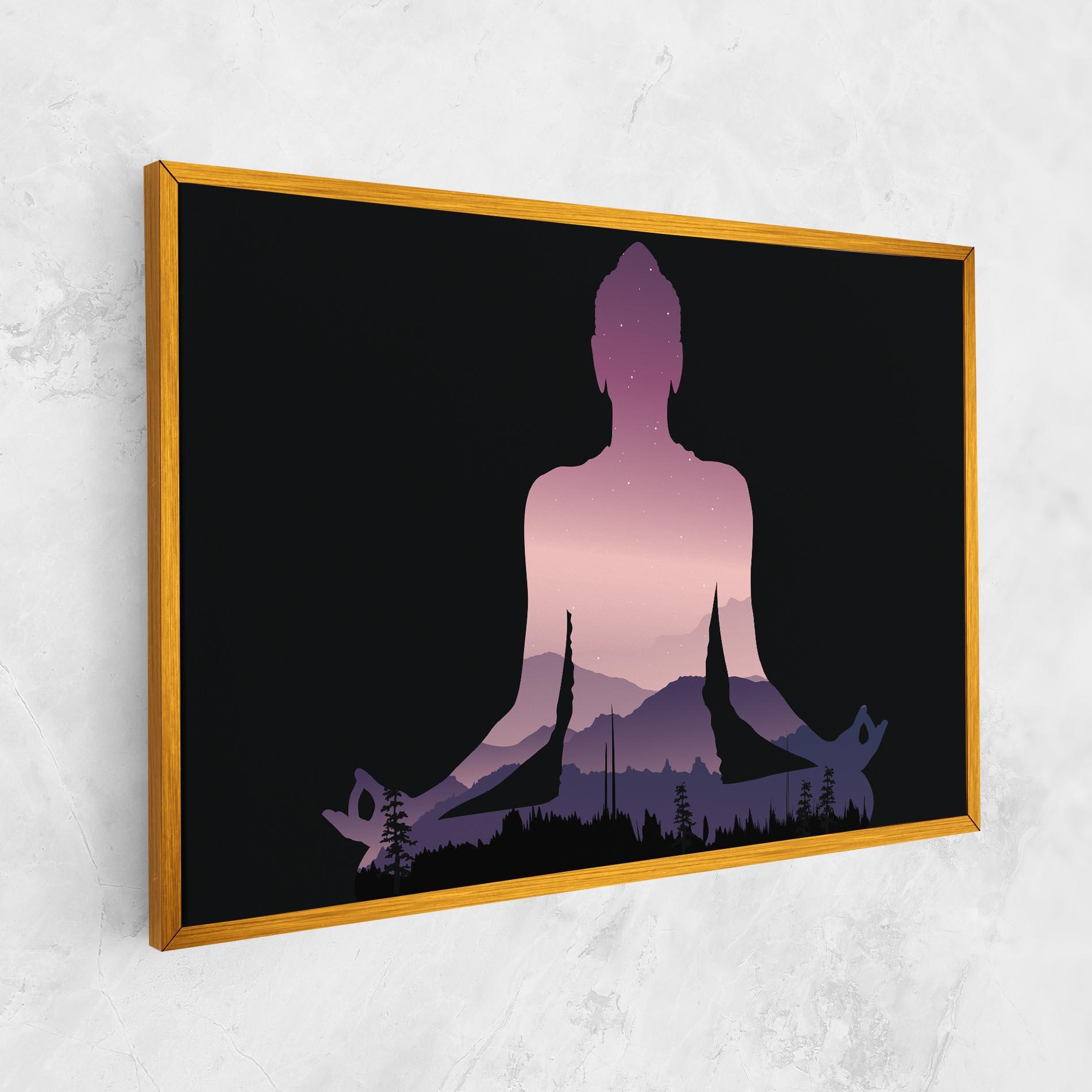 Leinwandbild Forest Star Yoga mockup 1