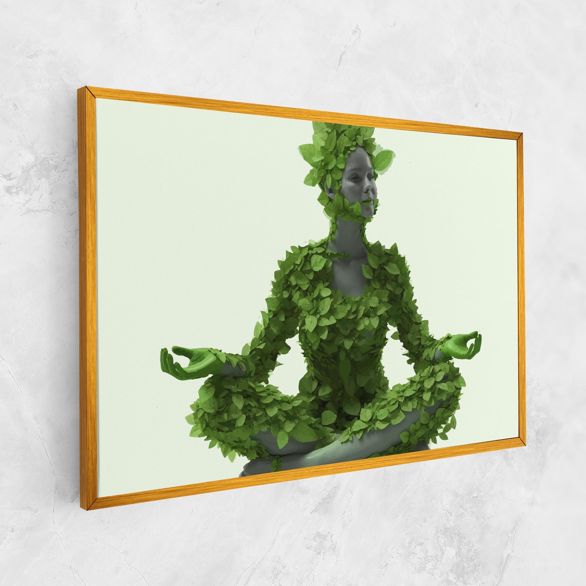 Leinwandbild Nature Yoga mockup 1