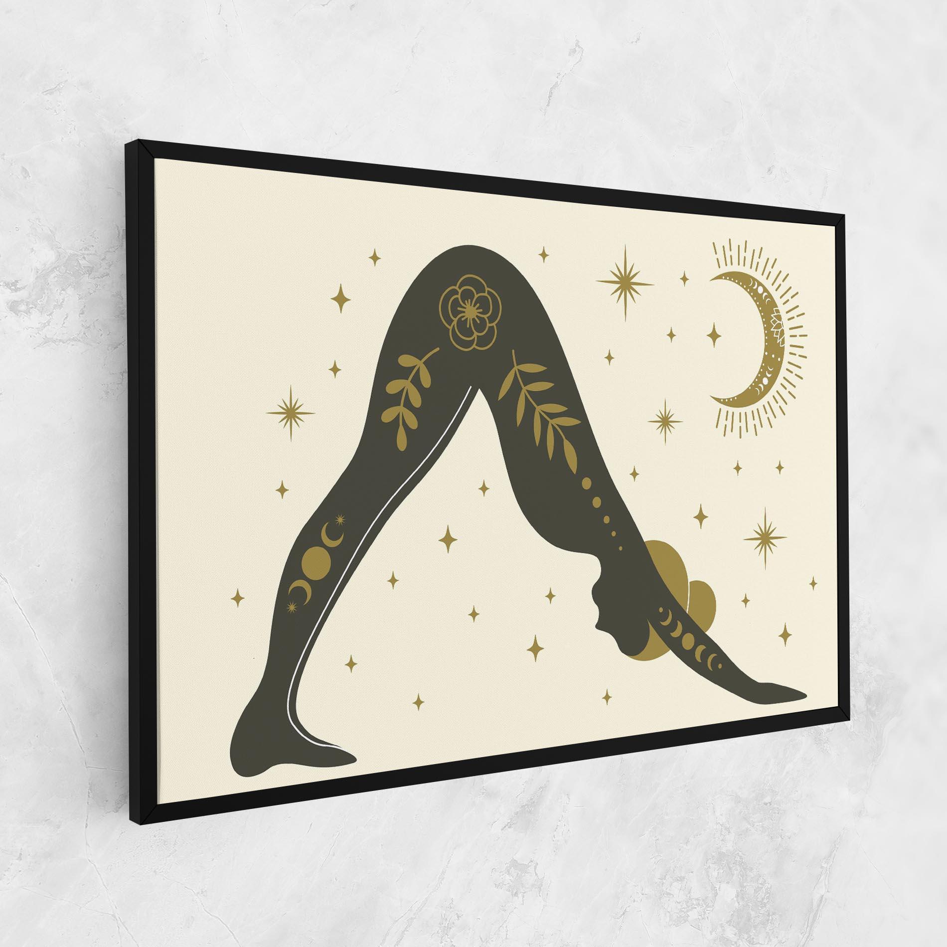 Leinwandbild Adho Mukha mockup 1