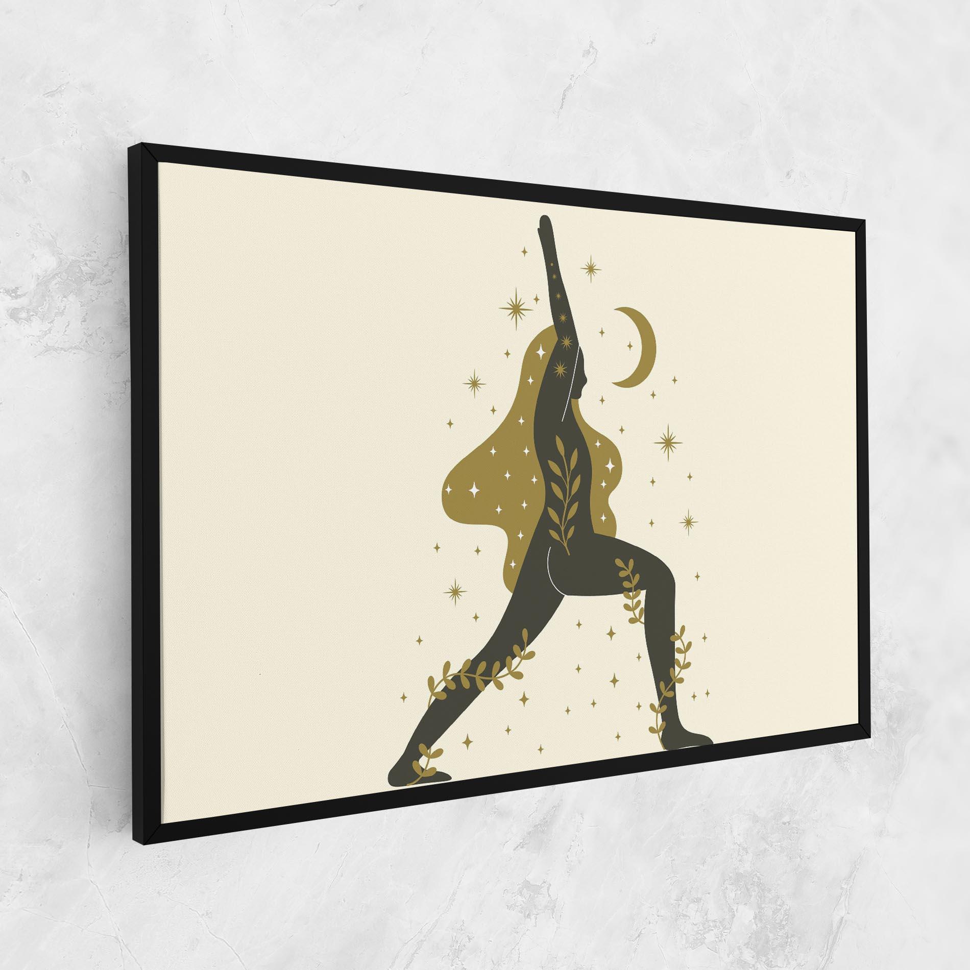 Leinwandbild Chandrasana mockup 1