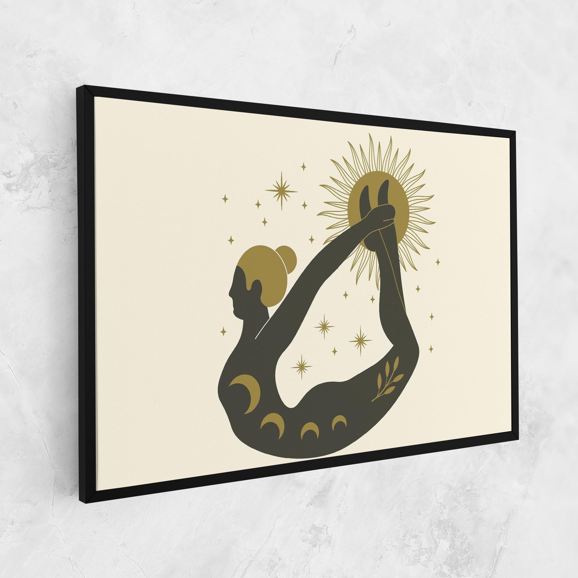 Leinwandbild Dhanurasana mockup 1