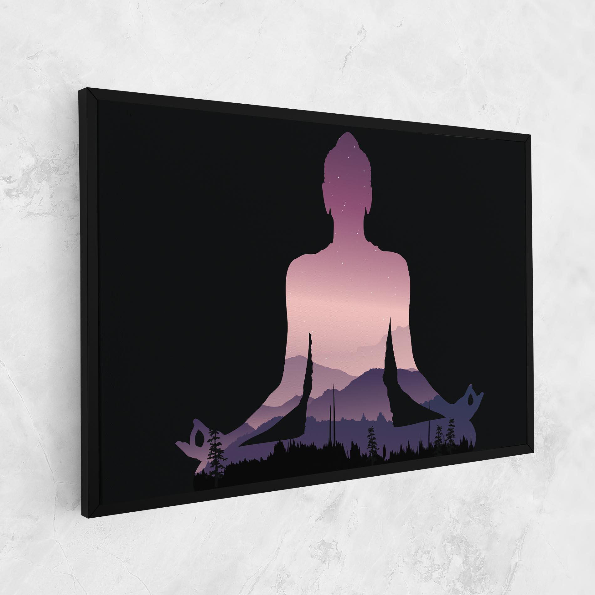 Leinwandbild Forest Star Yoga mockup 1