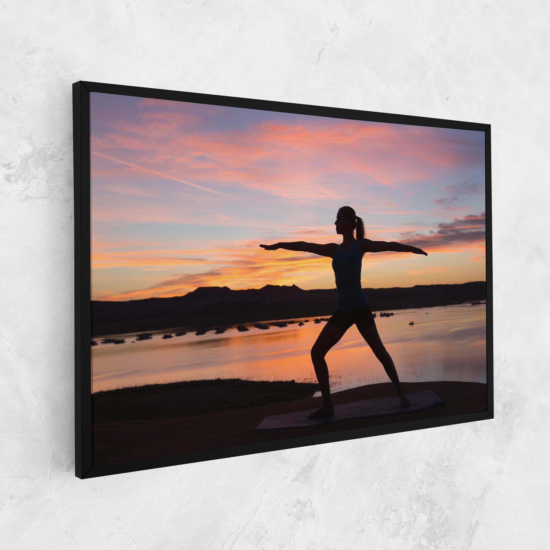 Leinwandbild Morning Yoga mockup 1