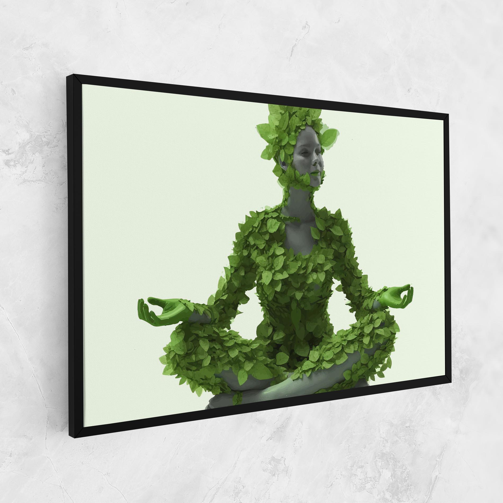 Leinwandbild Nature Yoga mockup 1