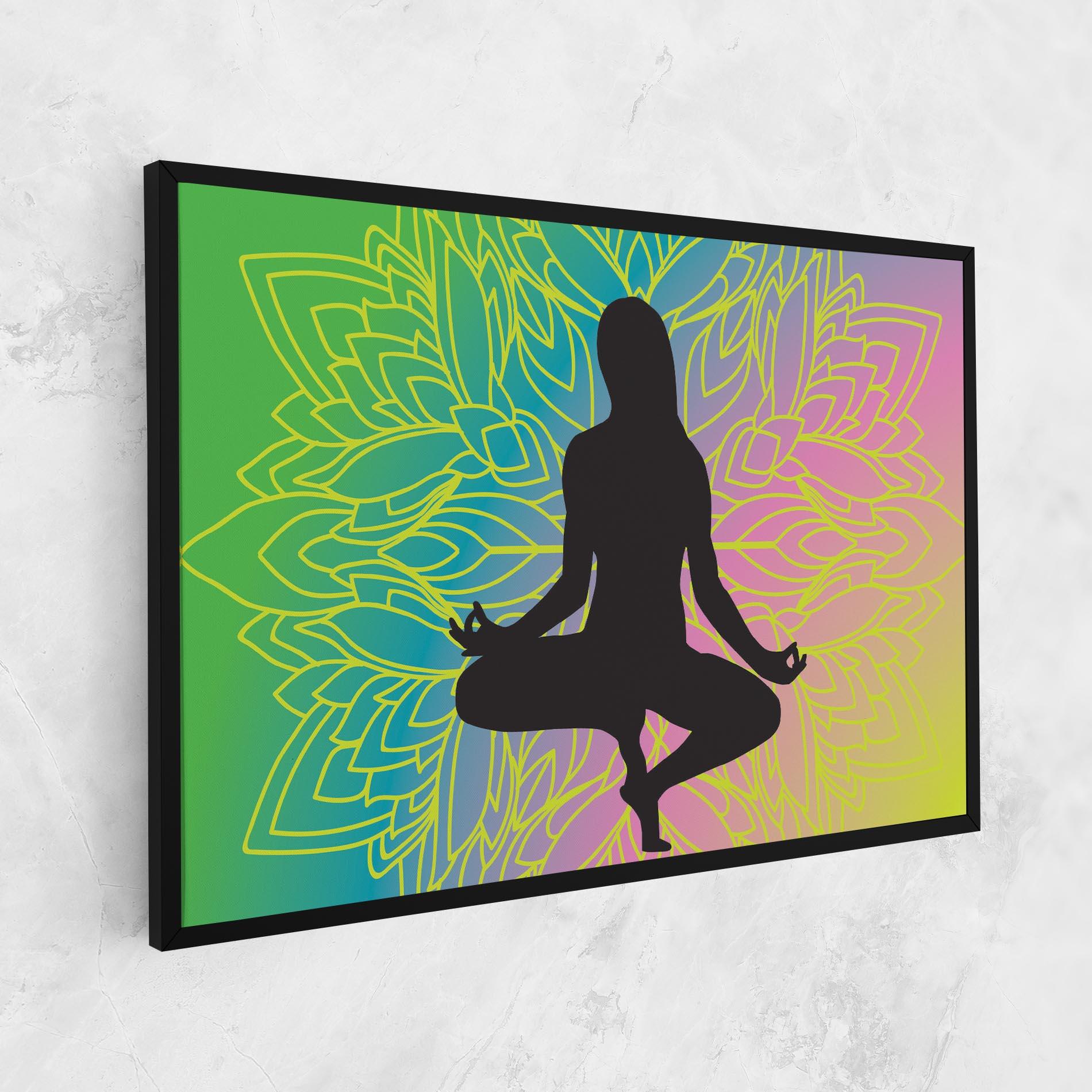 Leinwandbild Peace Yoga 01 mockup 1