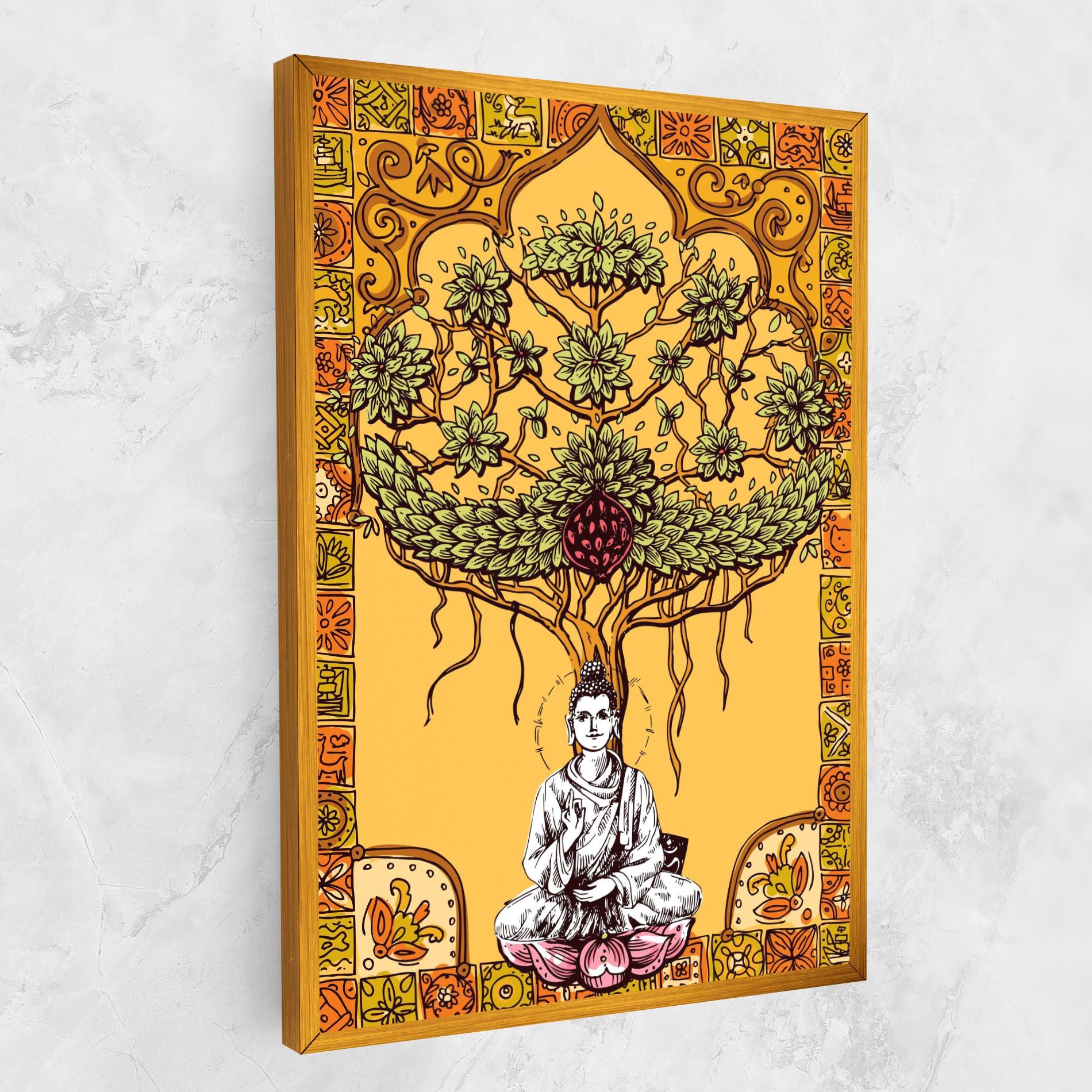 Leinwandbild Meditation Three mockup 1