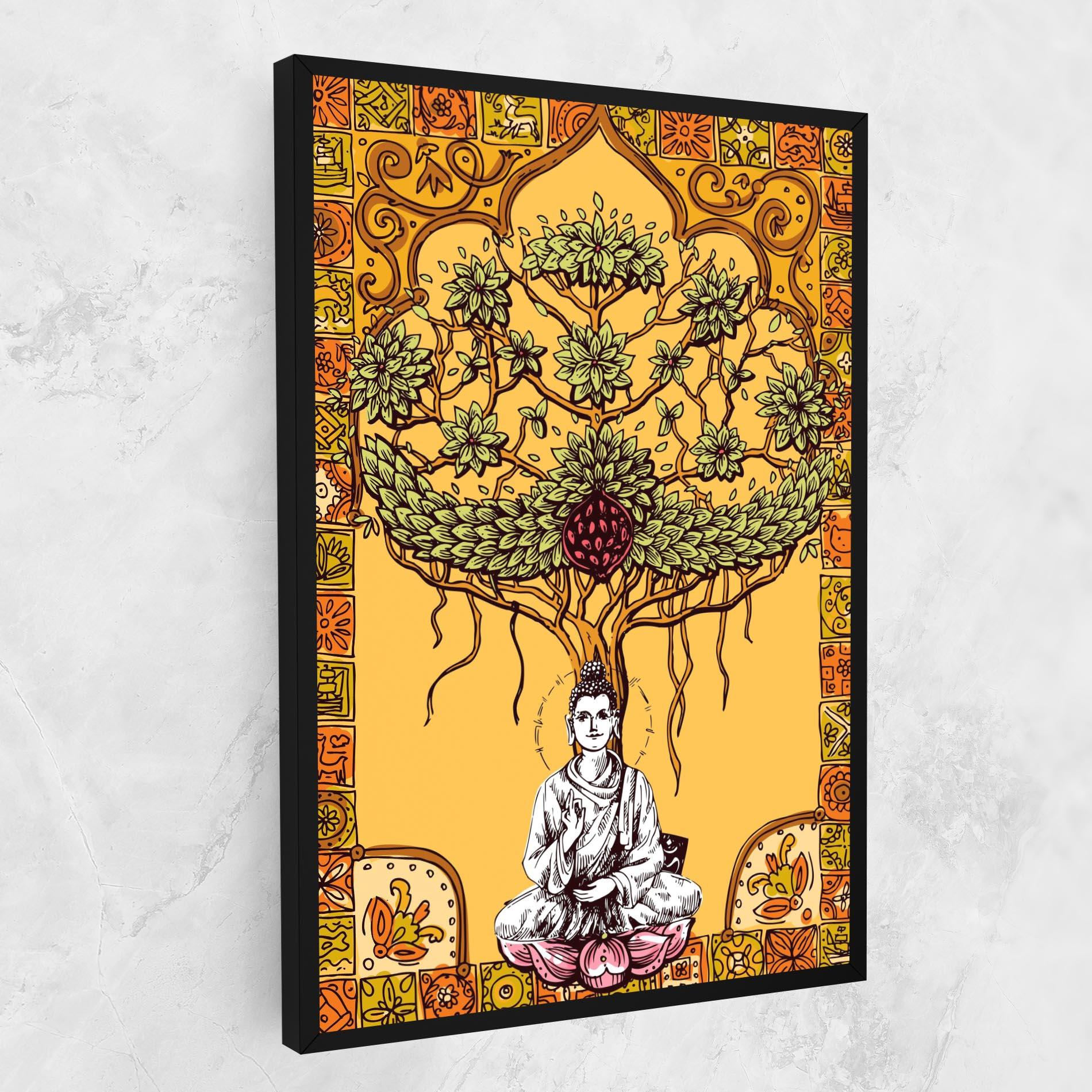 Leinwandbild Meditation Three mockup 1