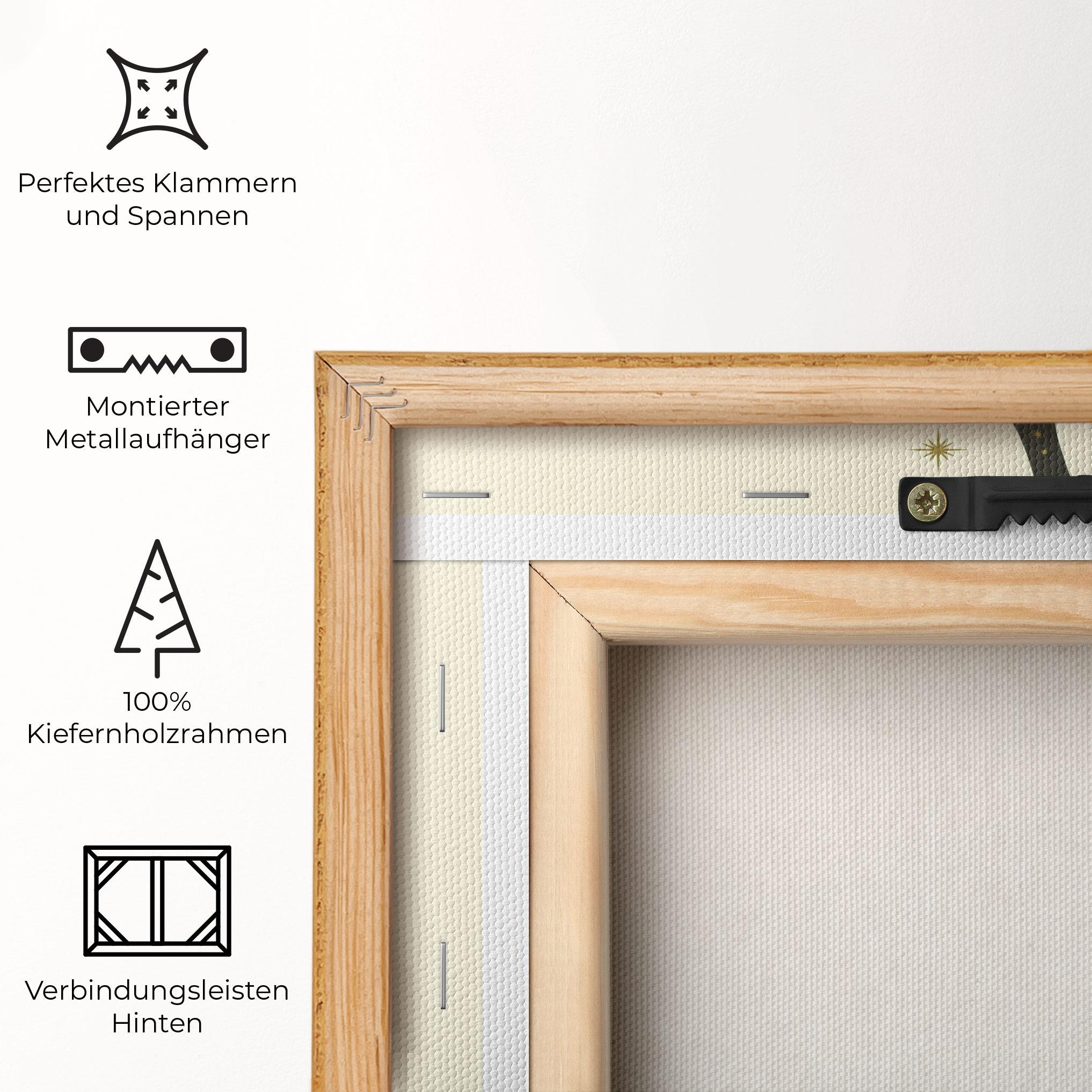 Leinwandbild Chandrasana mockup 5