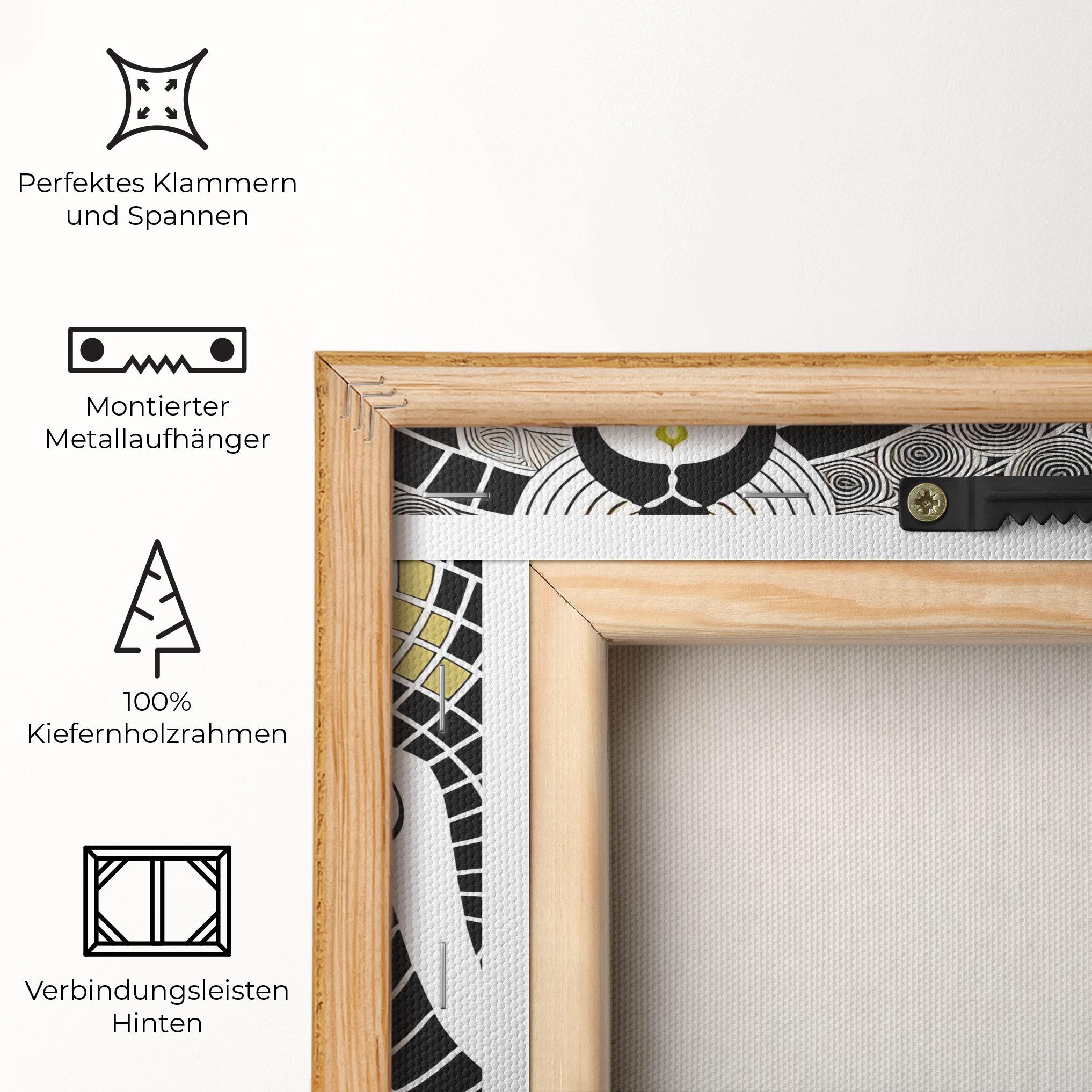 Leinwandbild Clolorful Meditation mockup 5