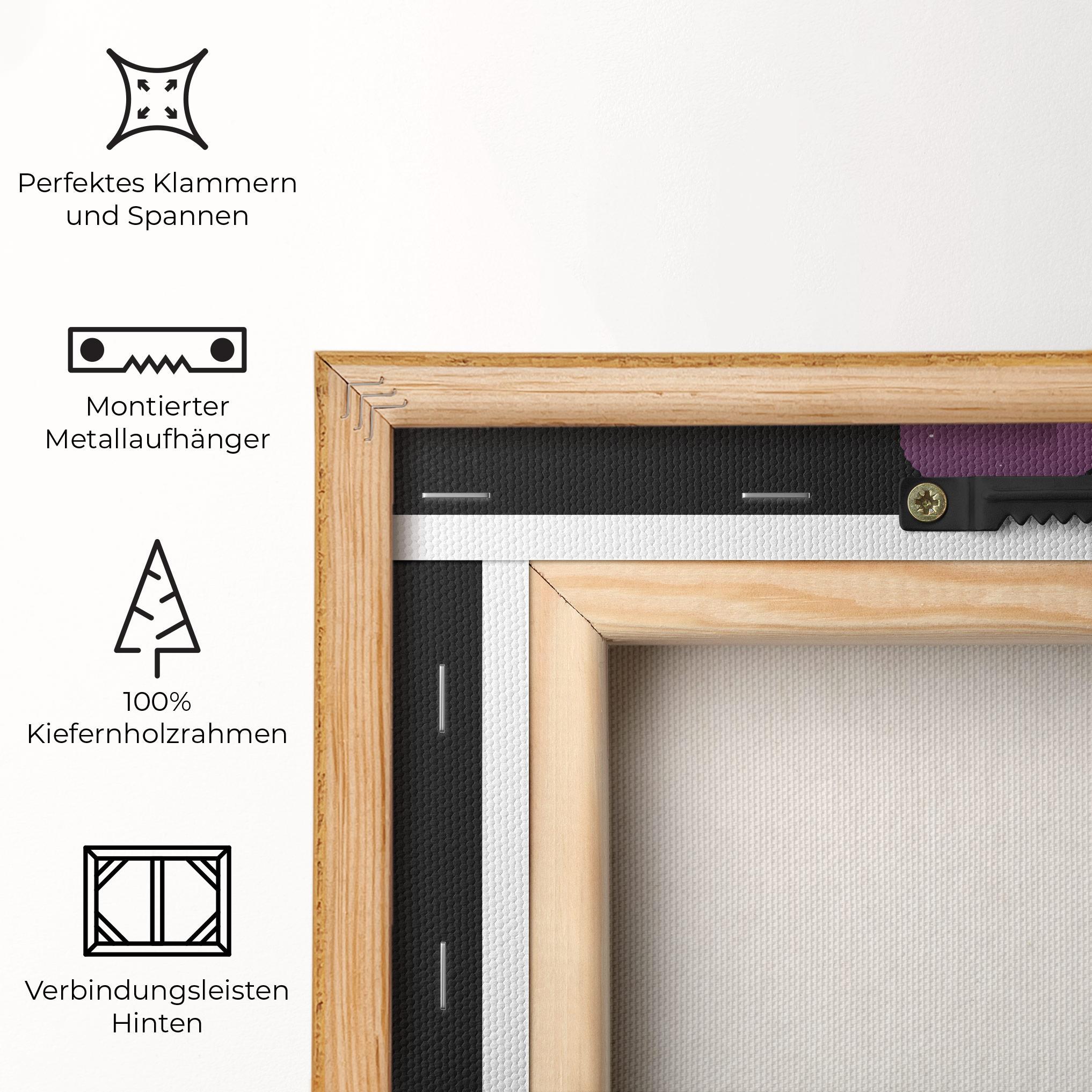 Leinwandbild Forest Star Yoga mockup 5