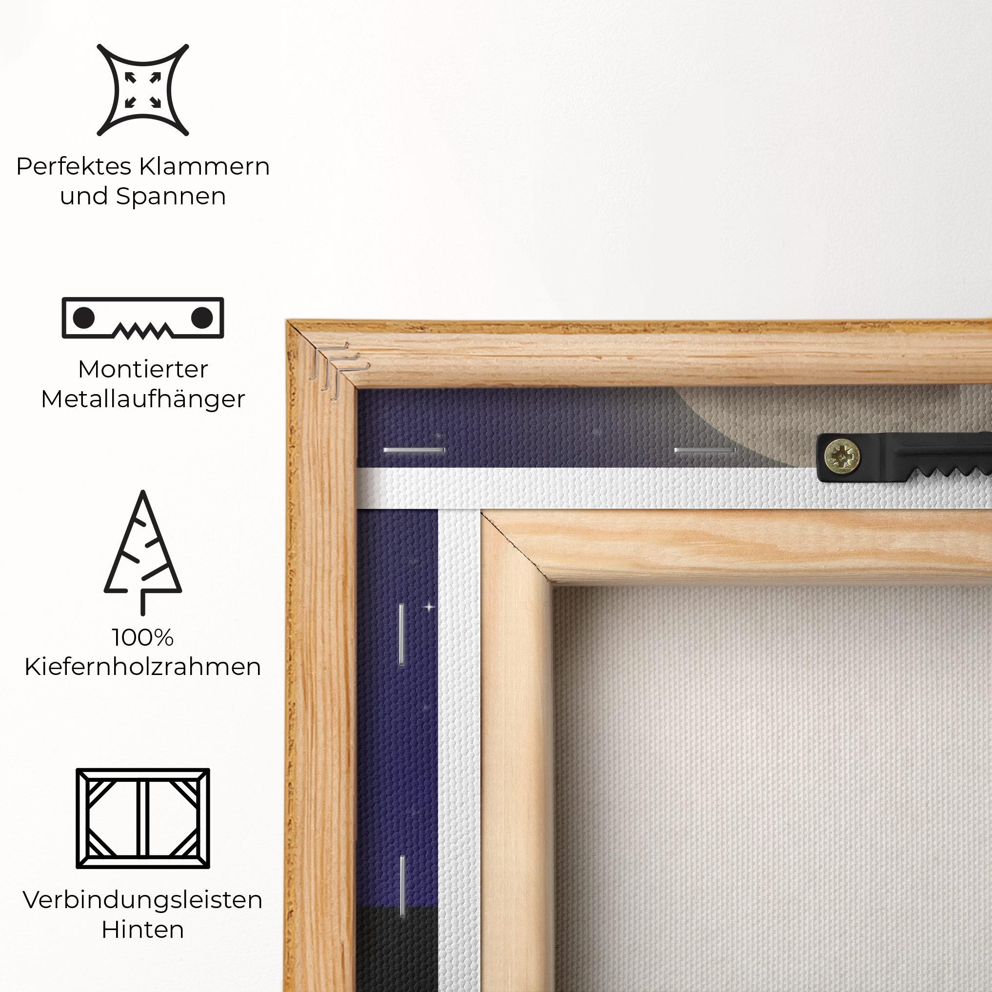 Leinwandbild Full Moon Yoga mockup 5