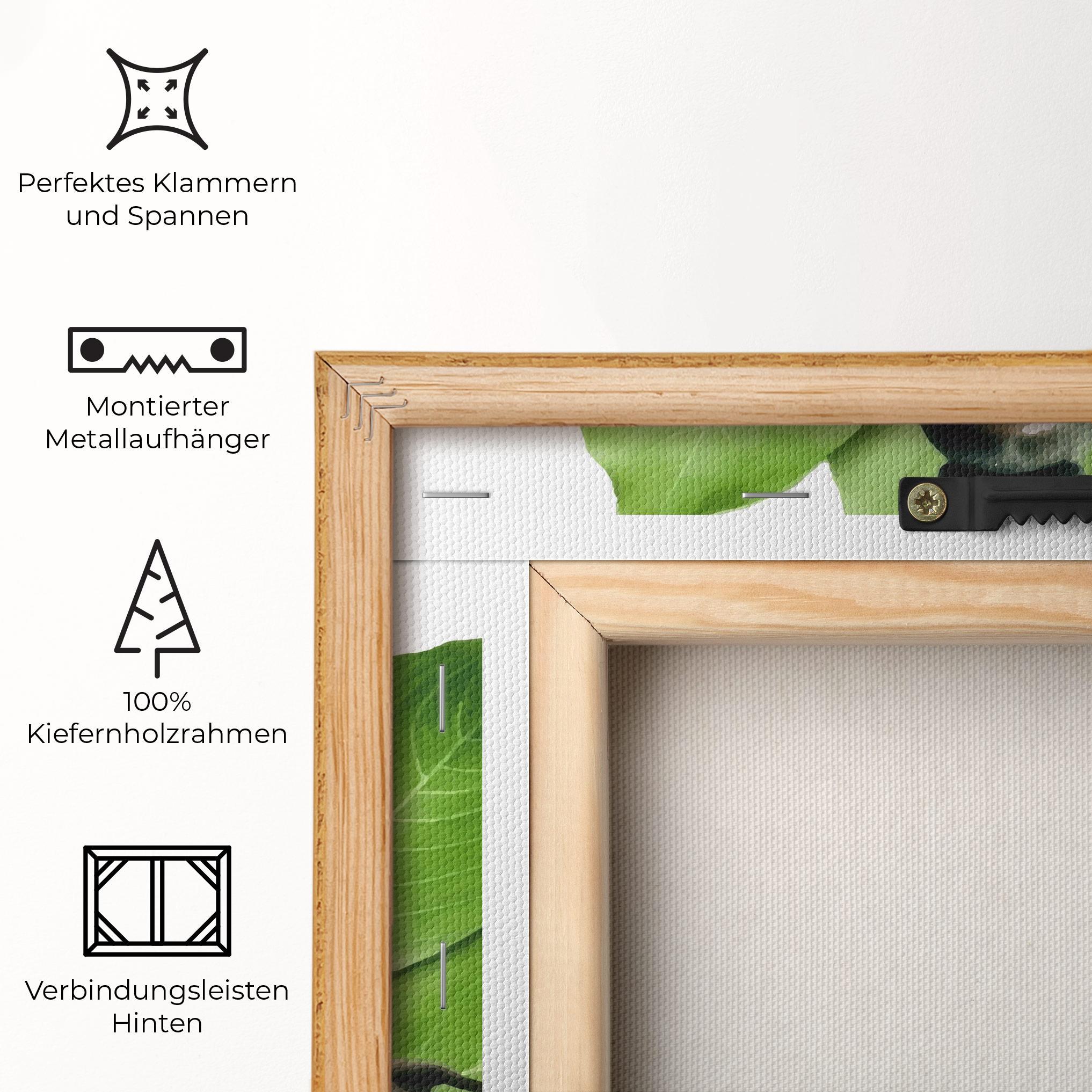 Leinwandbild Leaf Yoga mockup 5