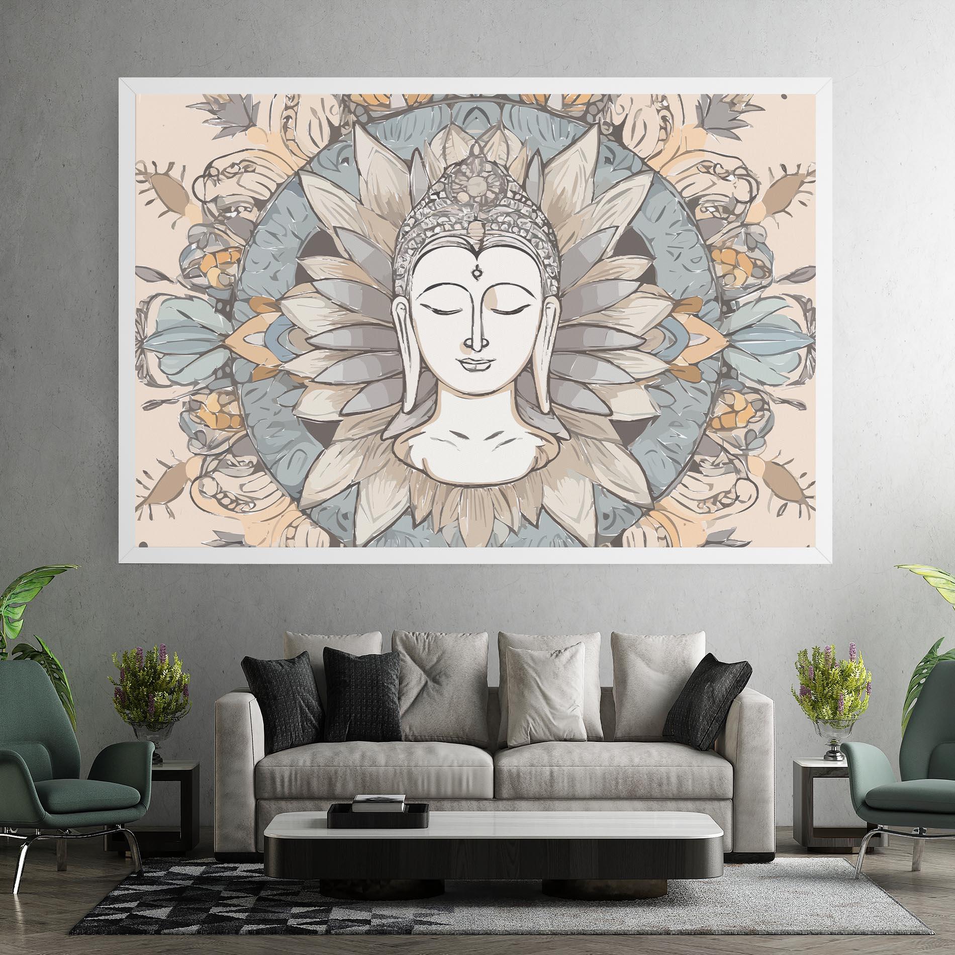 Leinwandbild Boho Element mockup 7