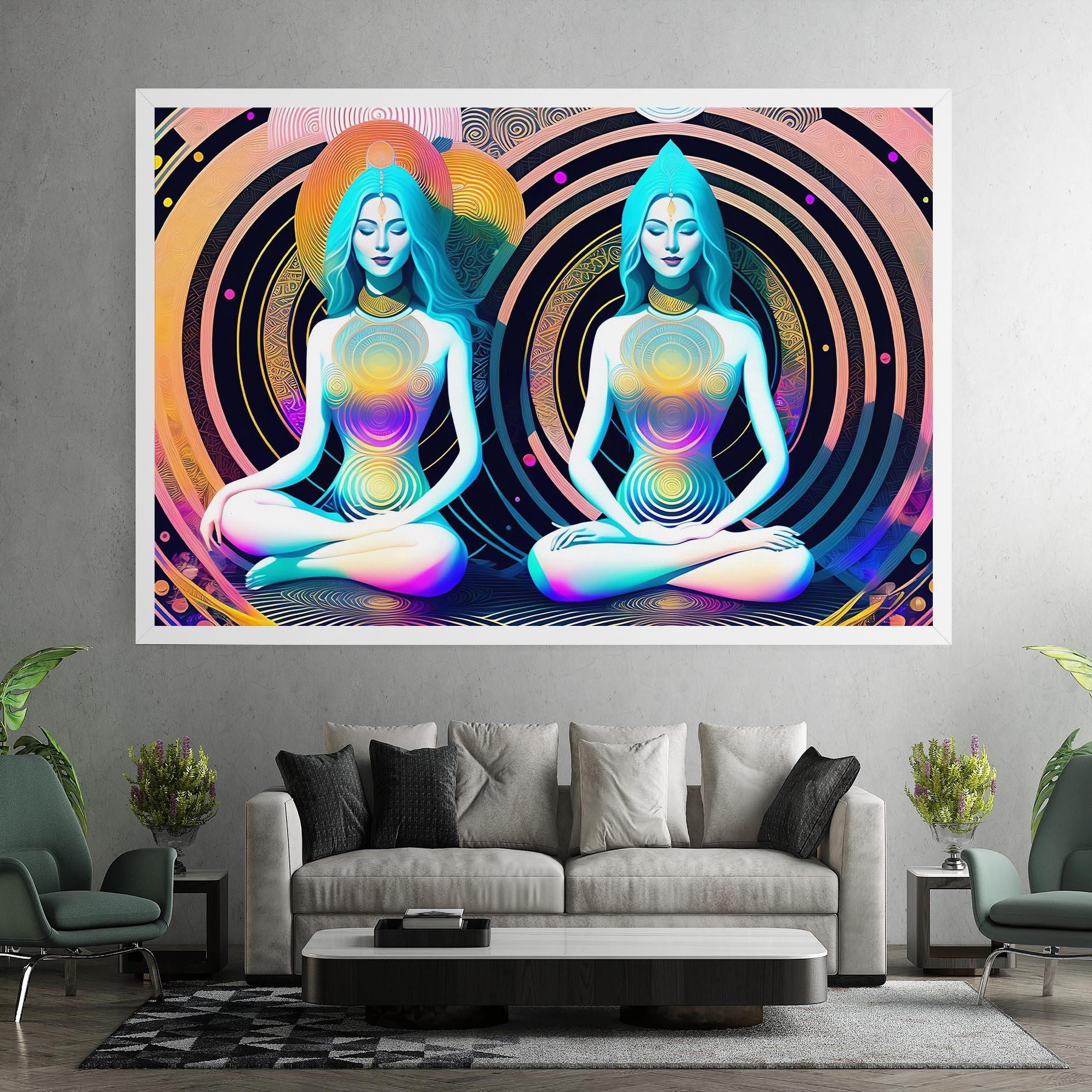 Leinwandbild Clolorful Illustrations mockup 7