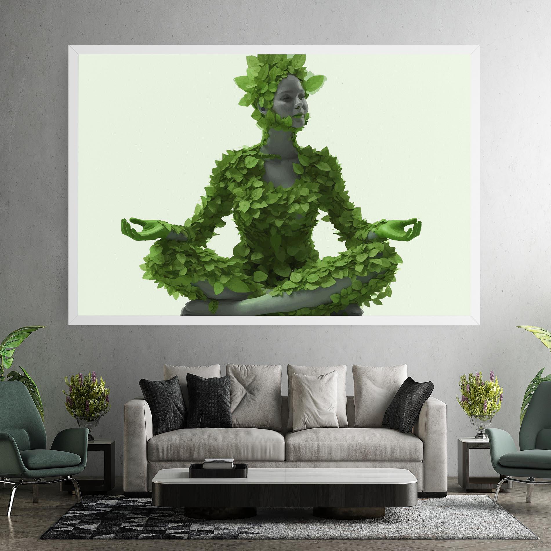 Leinwandbild Nature Yoga mockup 7