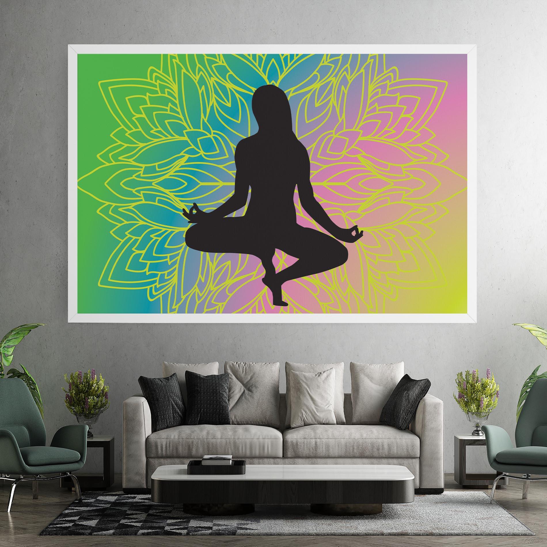 Leinwandbild Peace Yoga 01 mockup 7