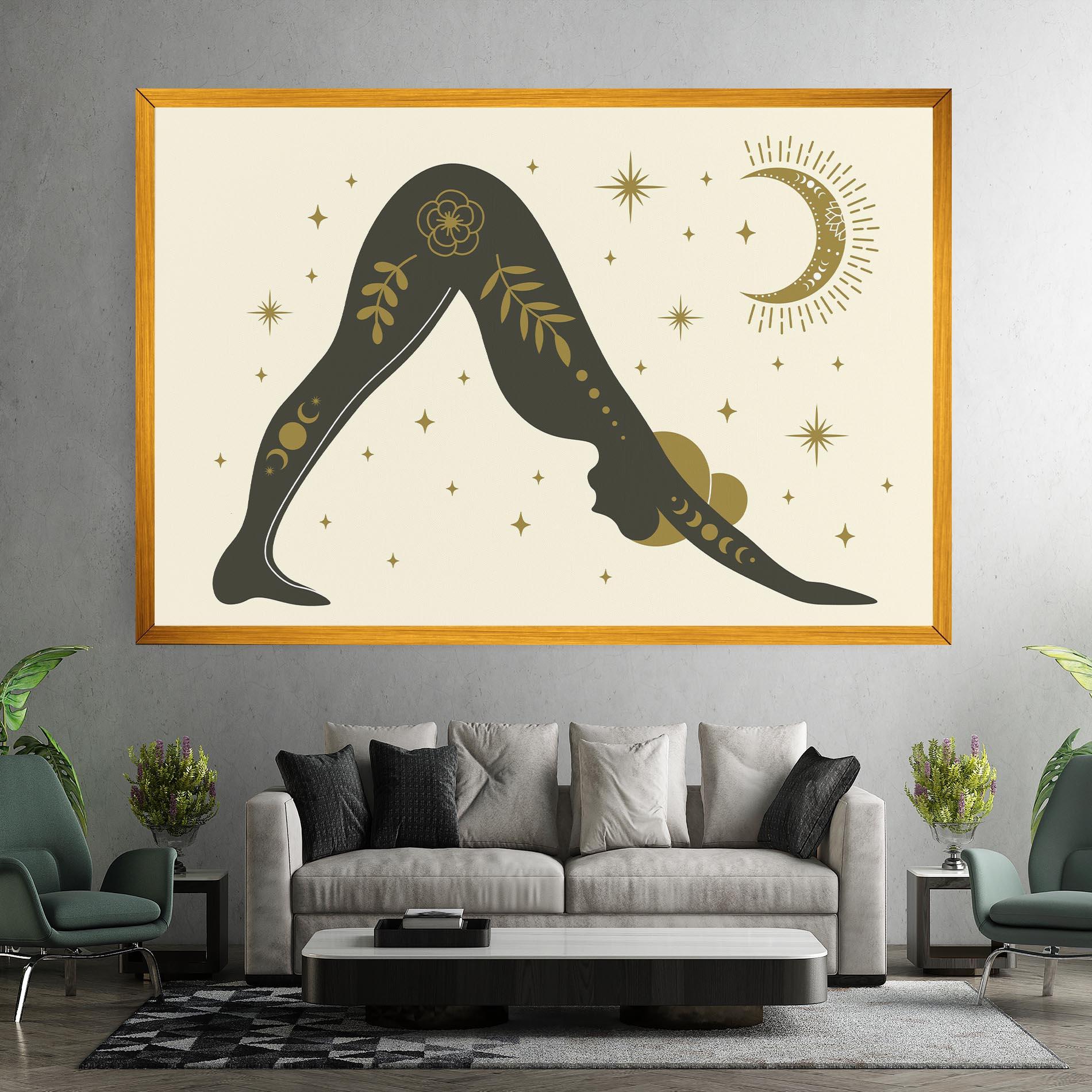 Leinwandbild Adho Mukha mockup 7