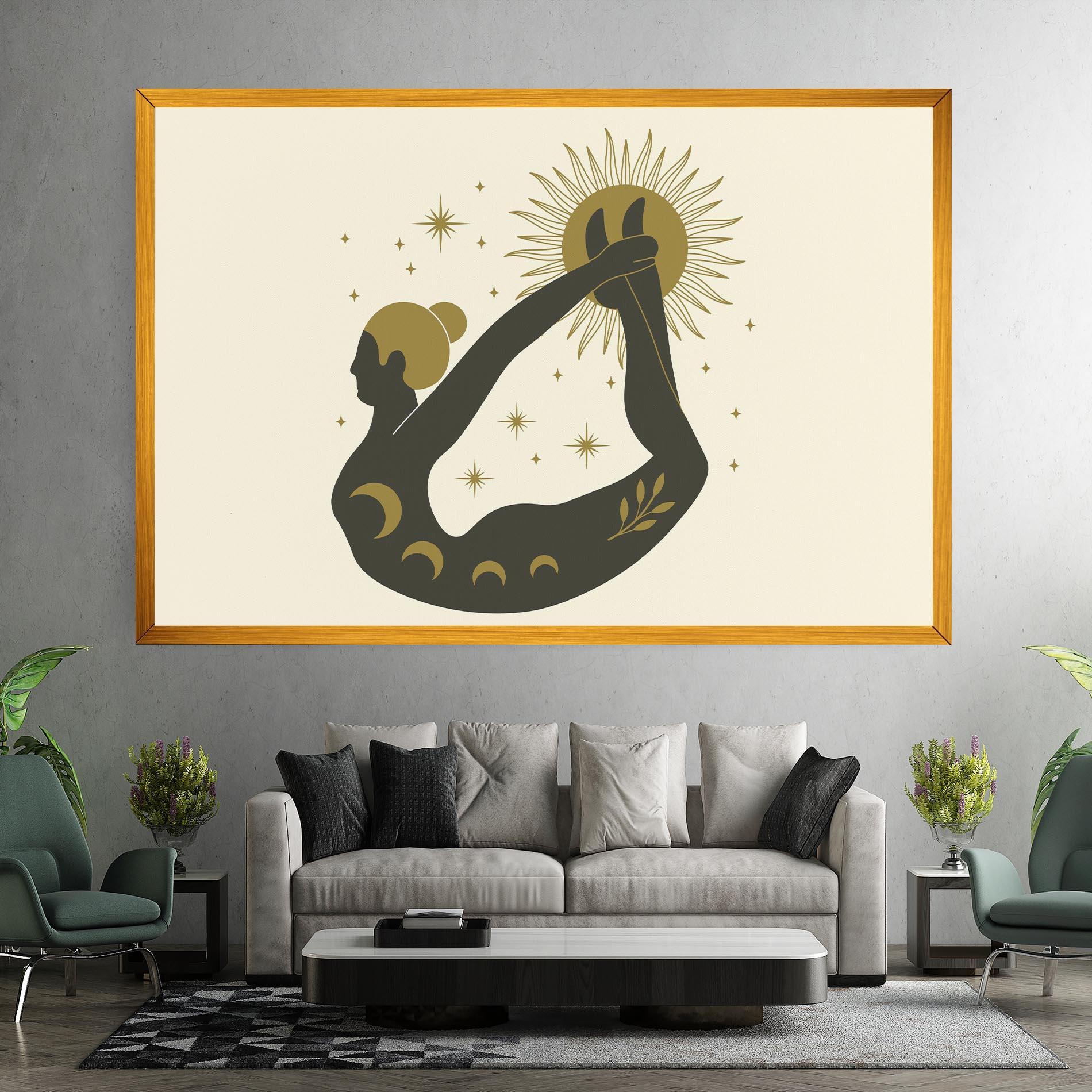 Leinwandbild Dhanurasana mockup 7
