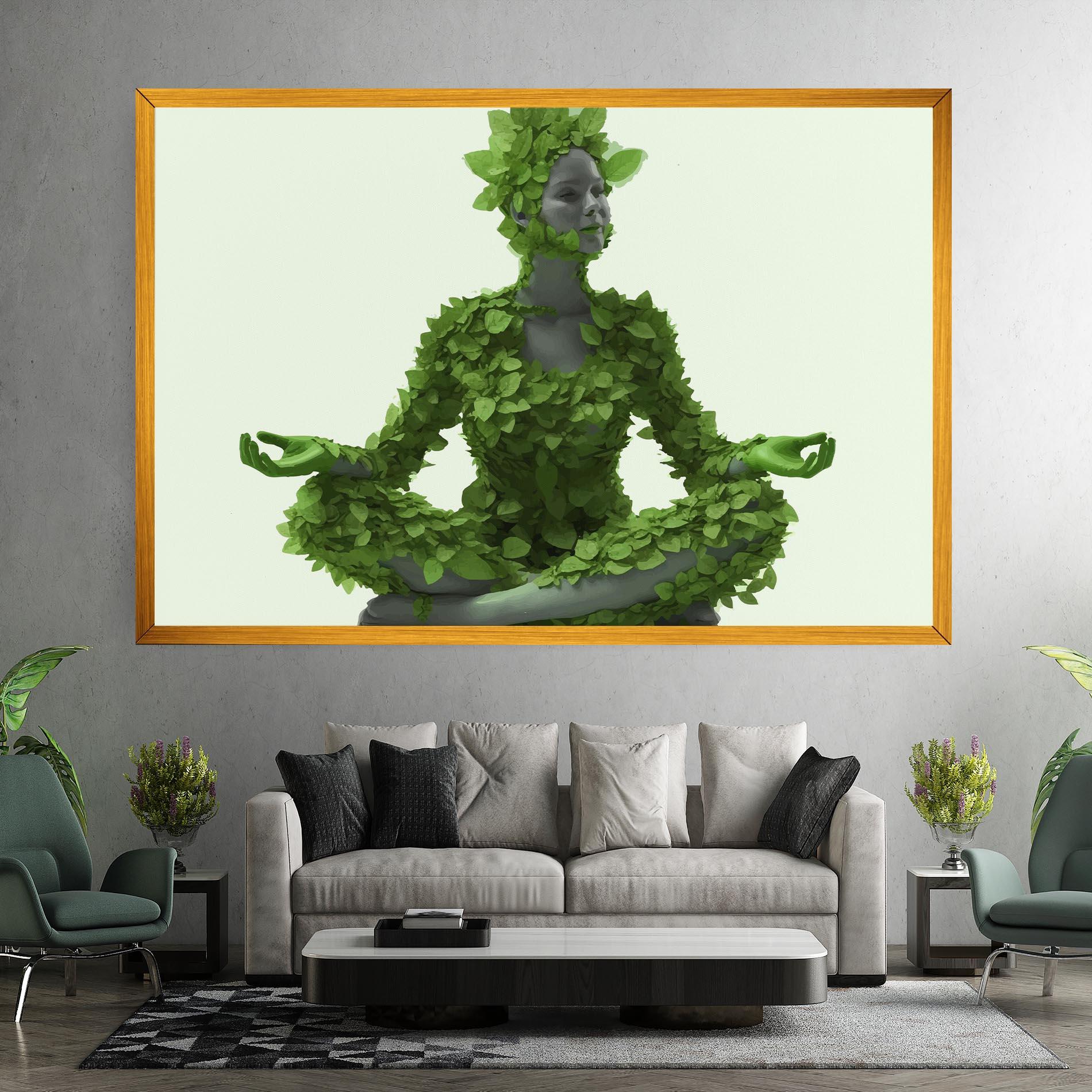 Leinwandbild Nature Yoga mockup 7