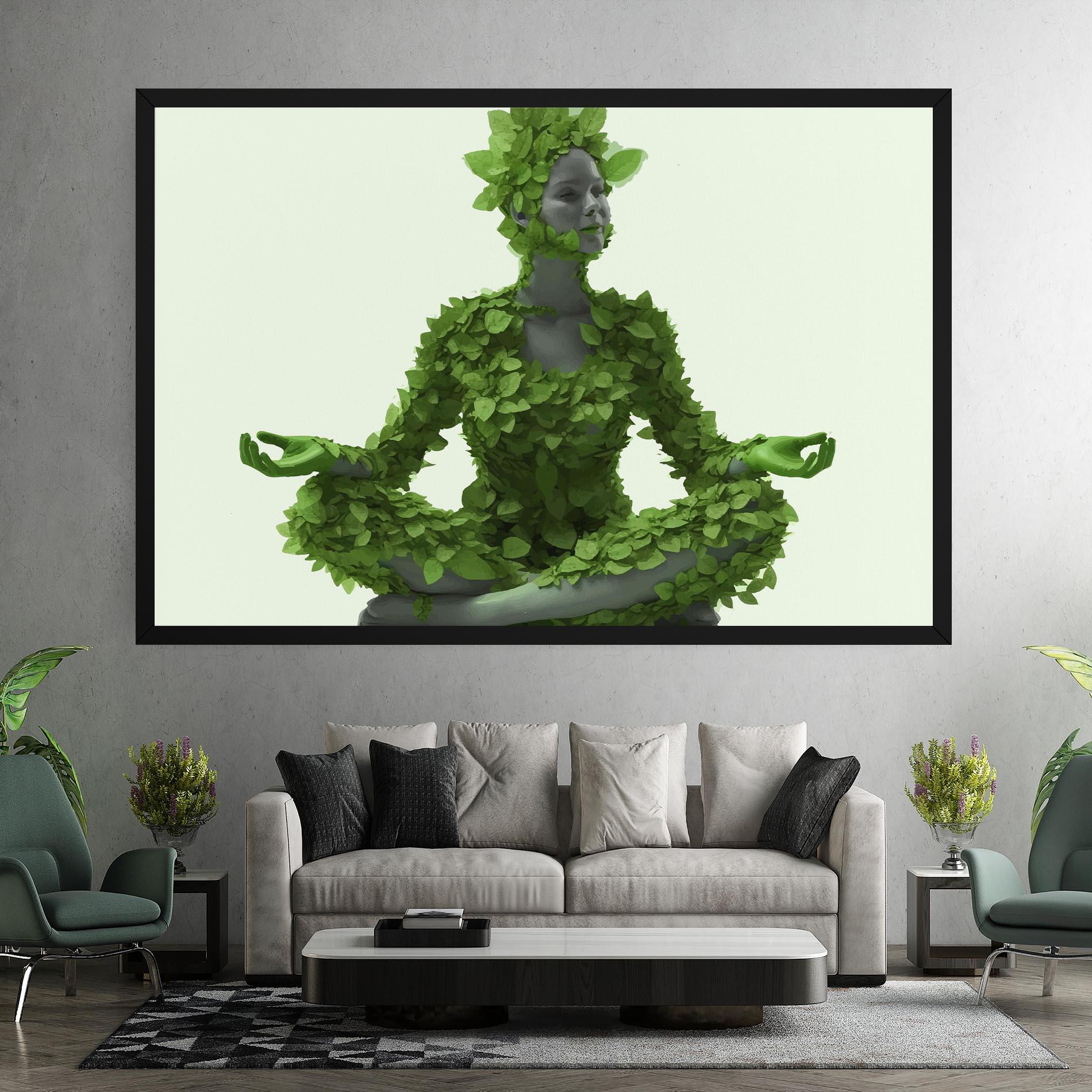 Leinwandbild Nature Yoga mockup 7